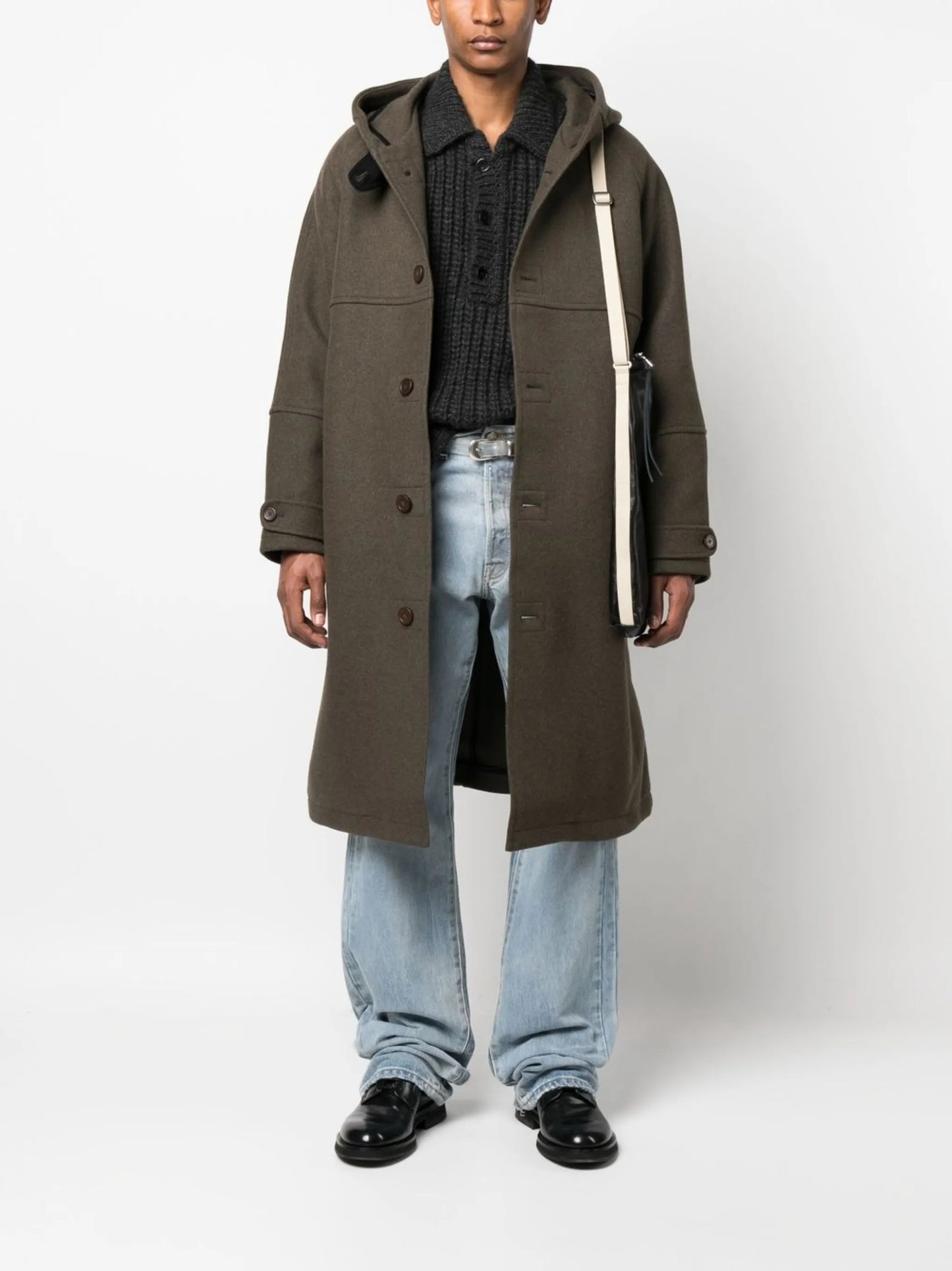 Duffel single-breasted parka