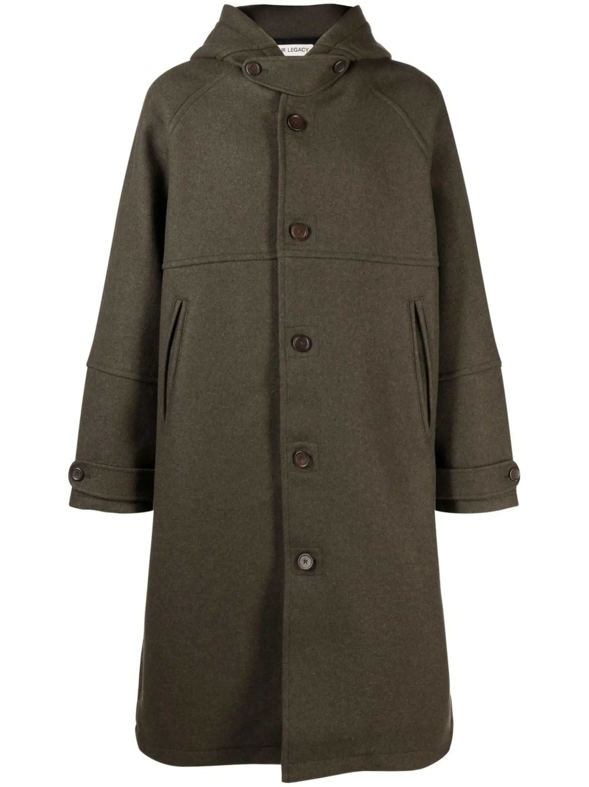 Duffel single-breasted parka