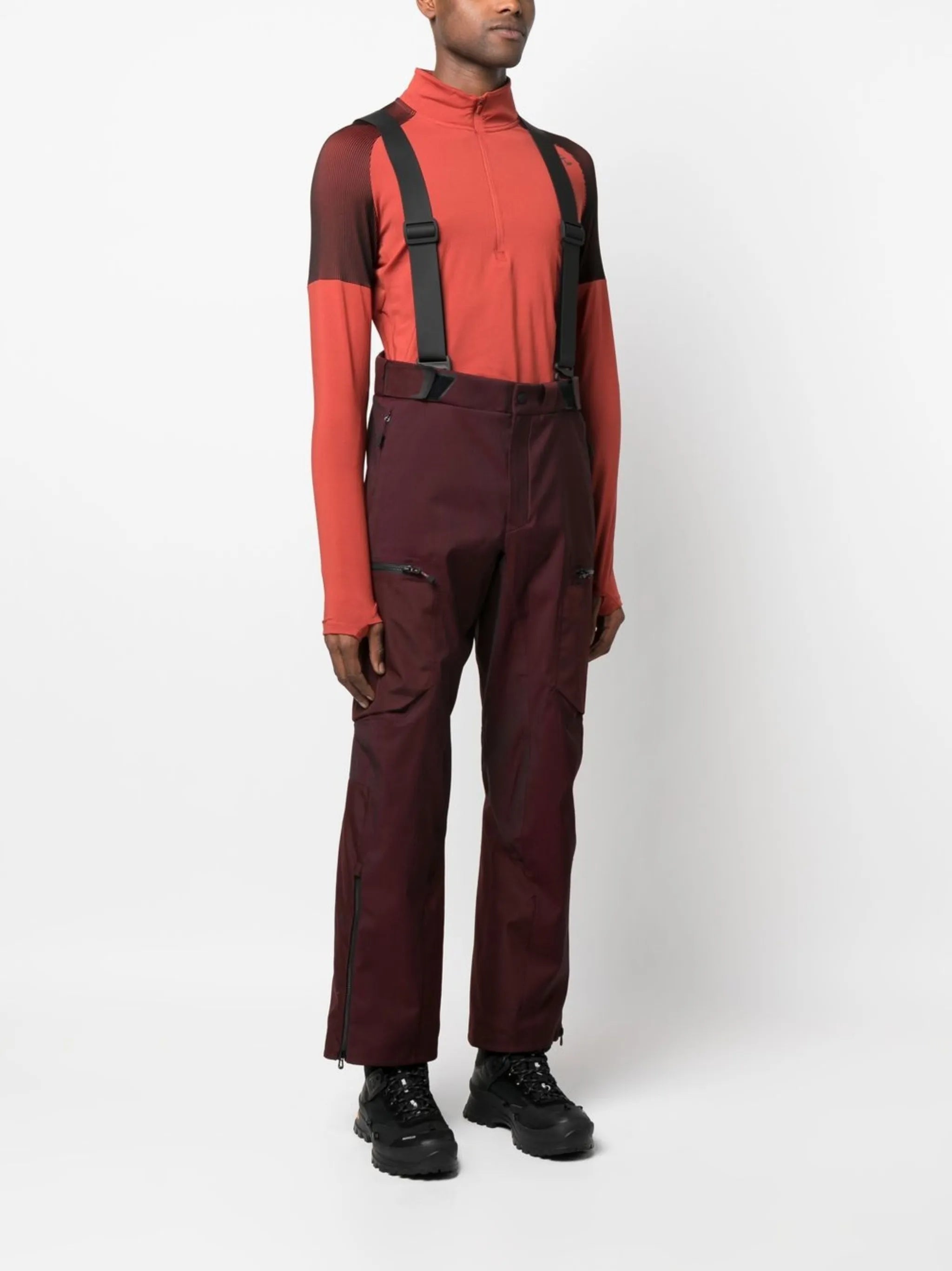 Trace straight-leg ski trousers
