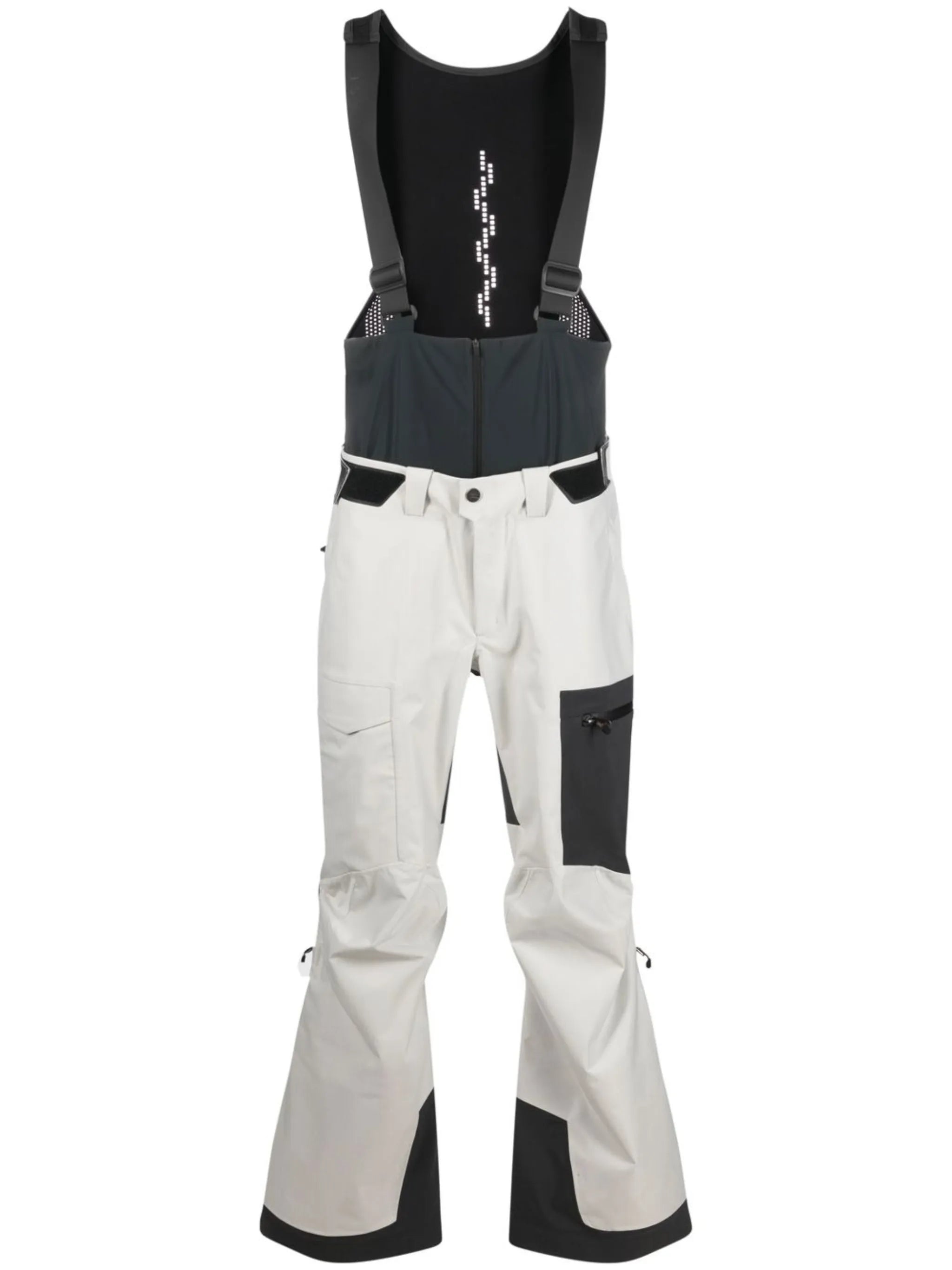 panelled sleeveless jumpsuit