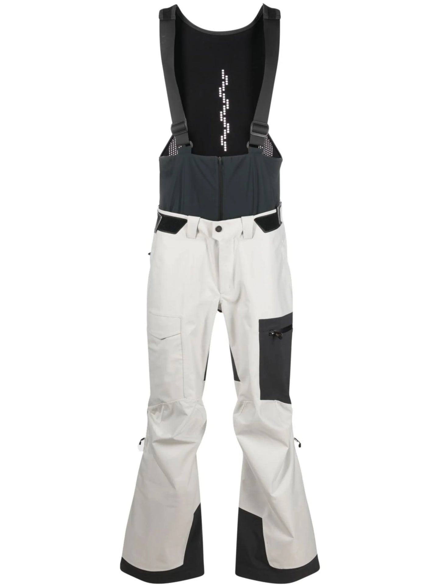 panelled sleeveless jumpsuit