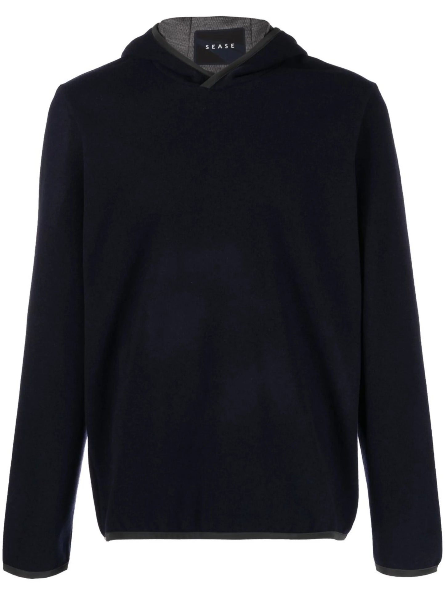 textured-finish hoodie