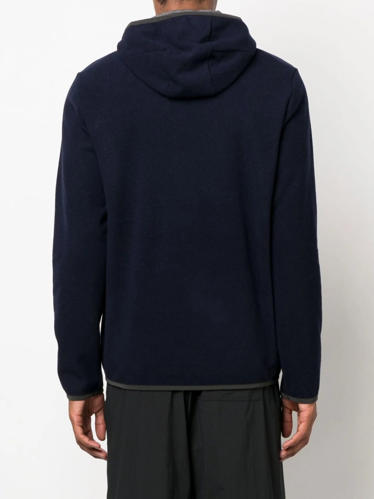 textured-finish hoodie