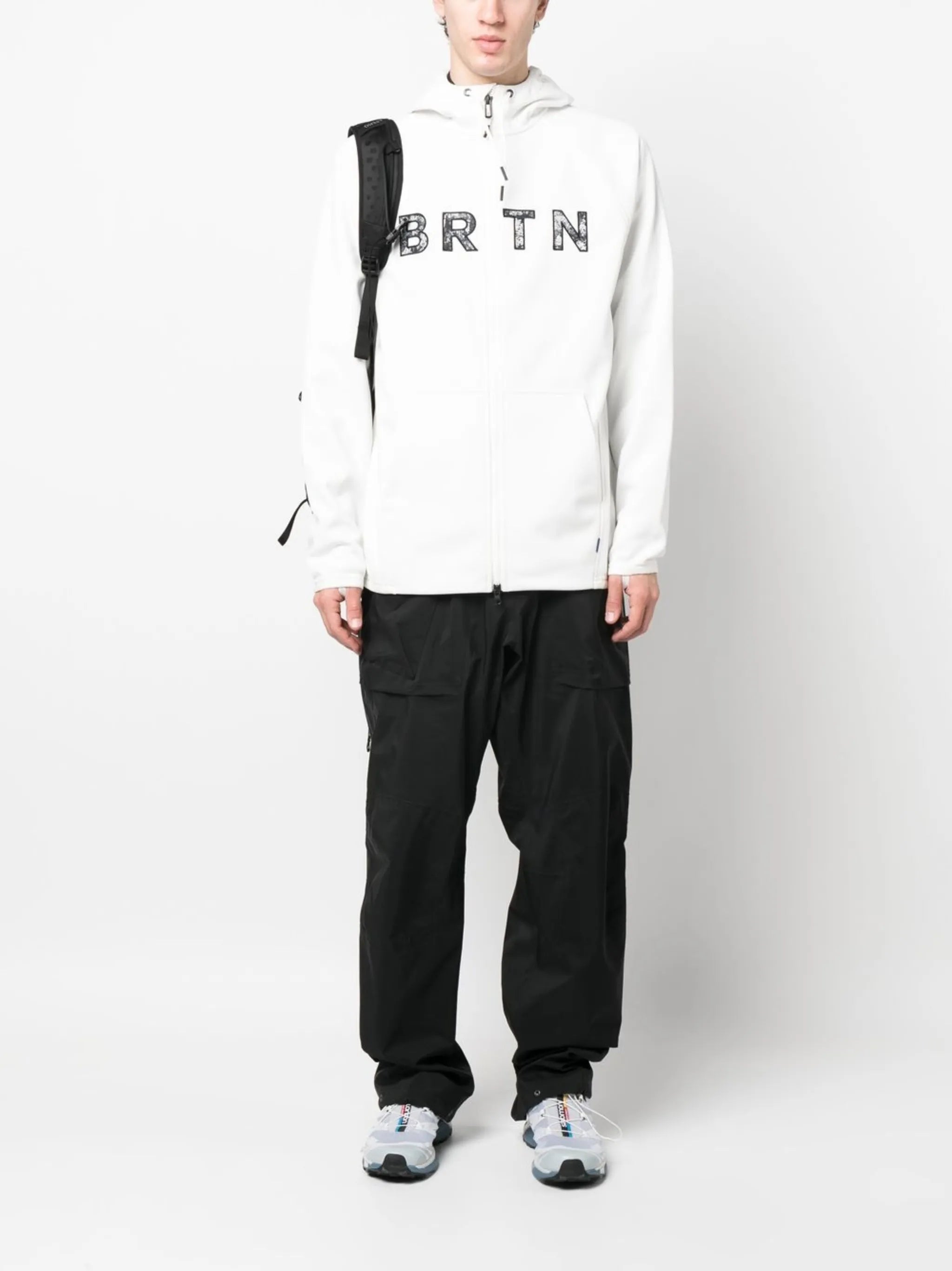 Crown zip-up hoodie