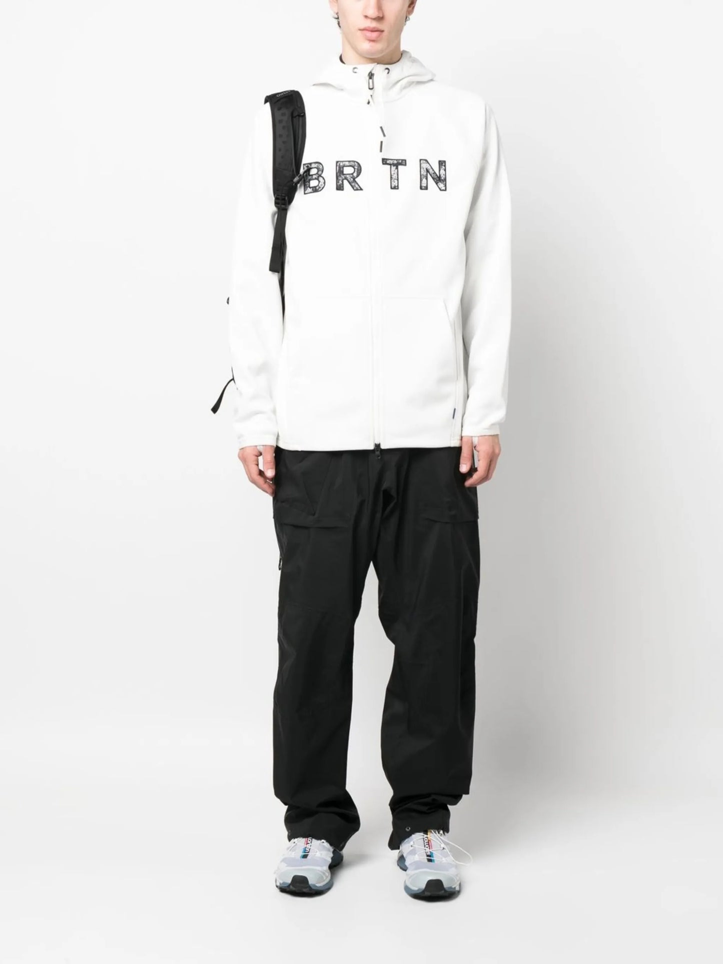 Crown zip-up hoodie