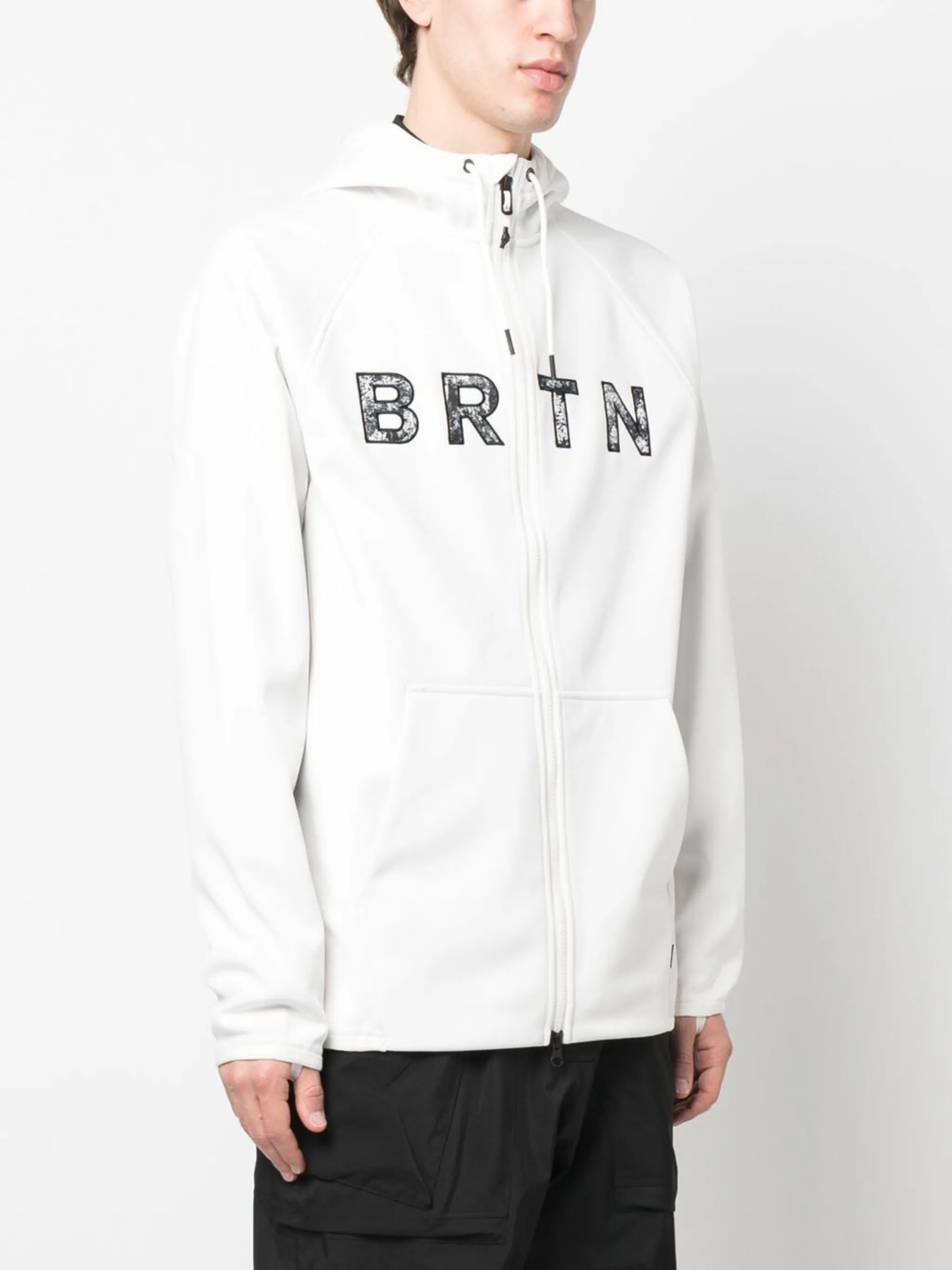 Crown zip-up hoodie
