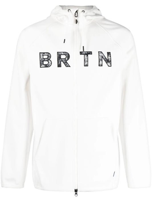Crown zip-up hoodie
