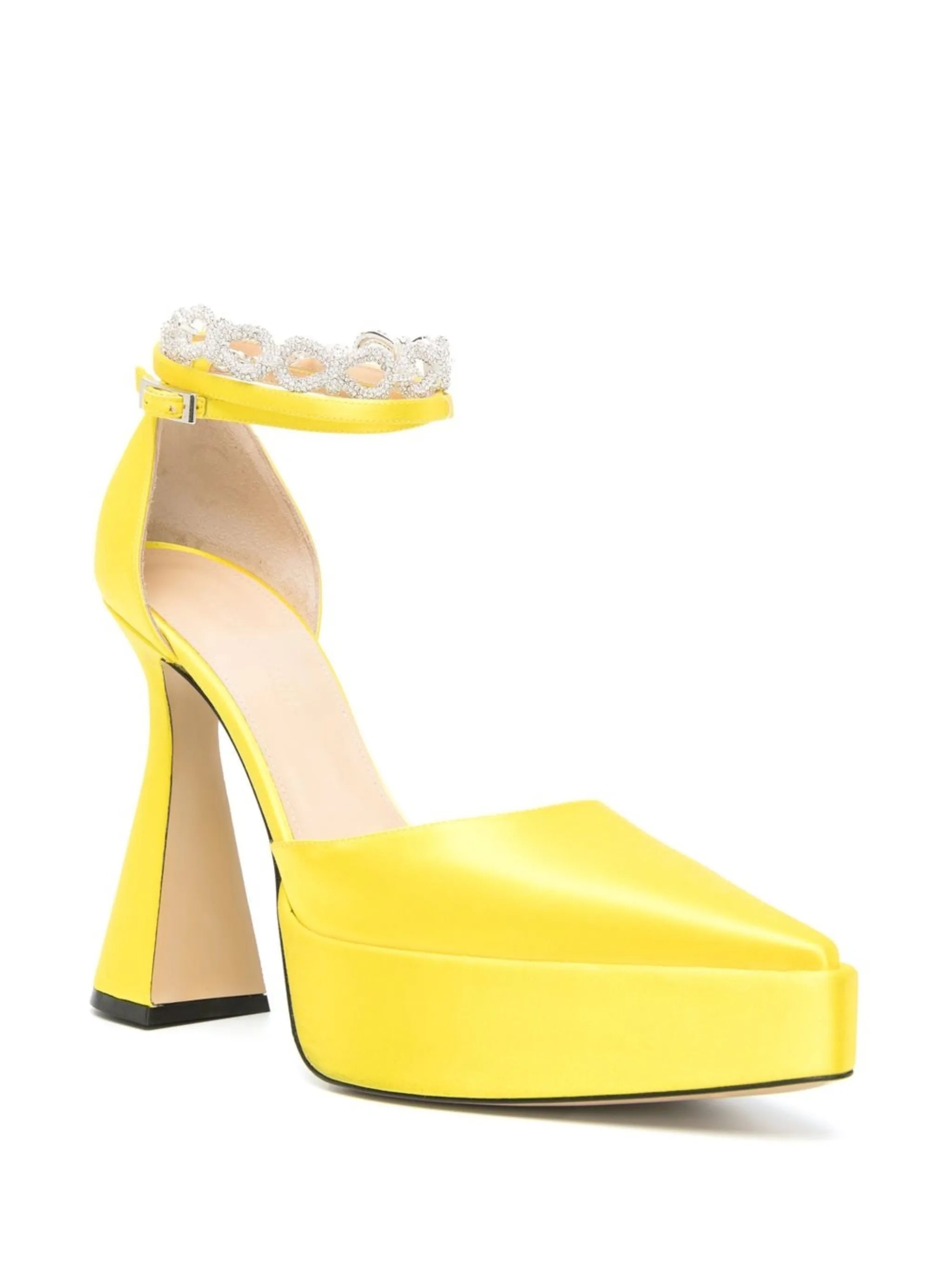 145mm crystal-embellished pumps