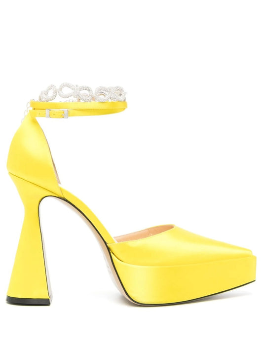 145mm crystal-embellished pumps
