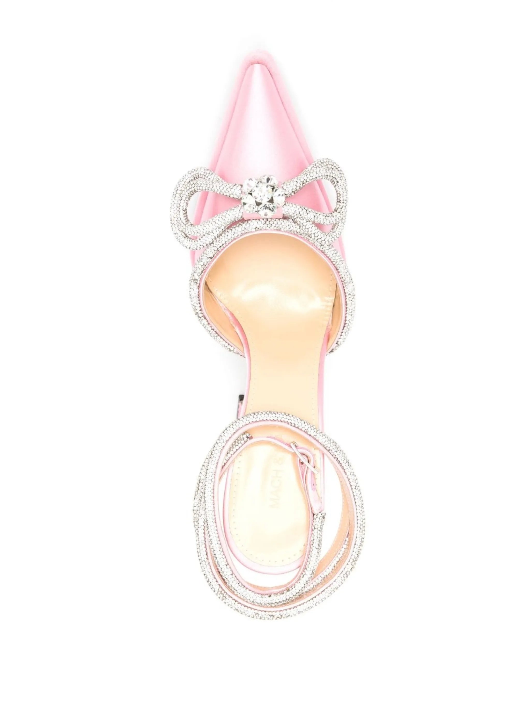 140mm crystal-embellished pumps