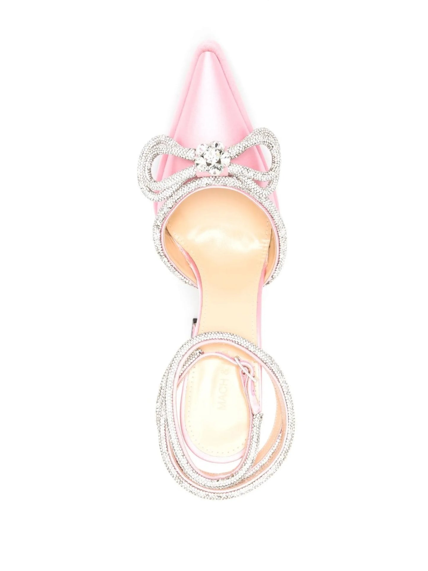 140mm crystal-embellished pumps