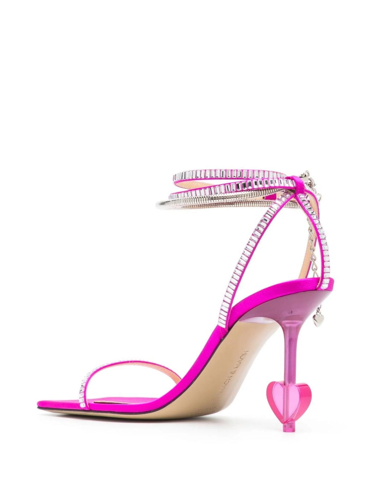 105mm square-toe sandals