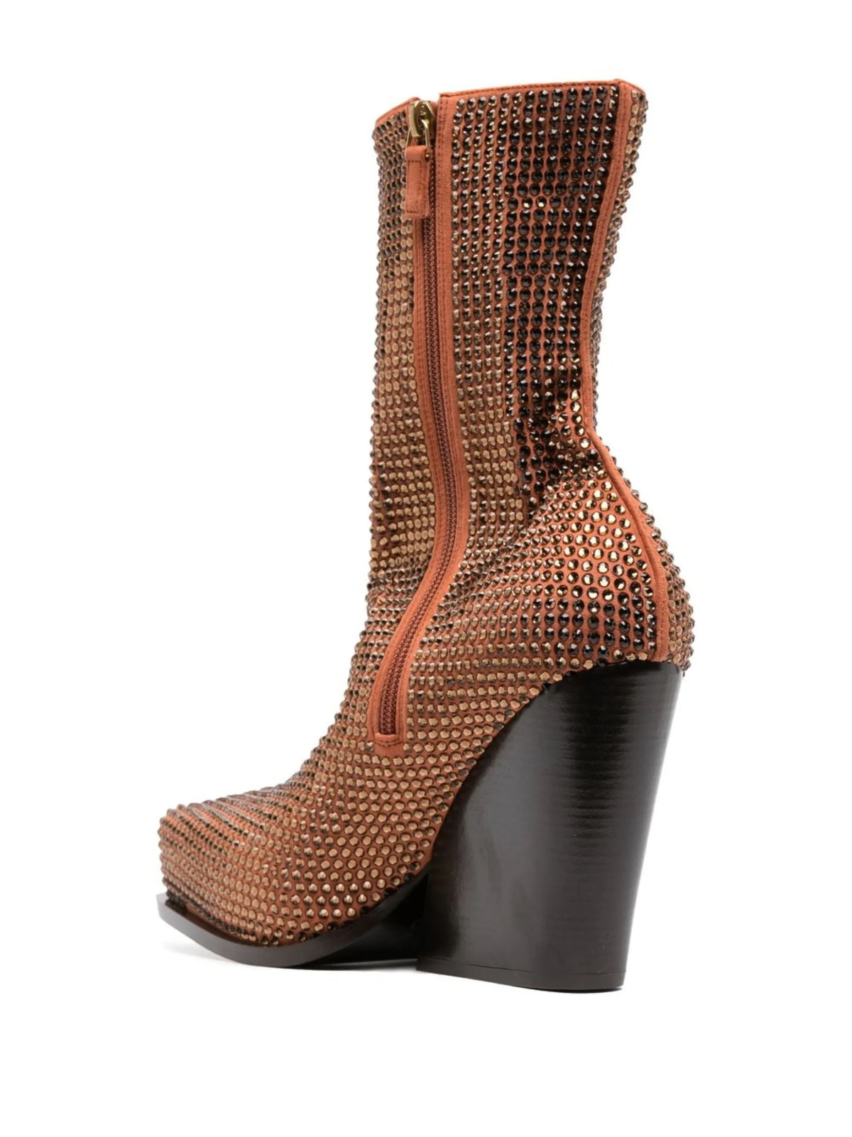 Crystal Cowboy ankle boots
