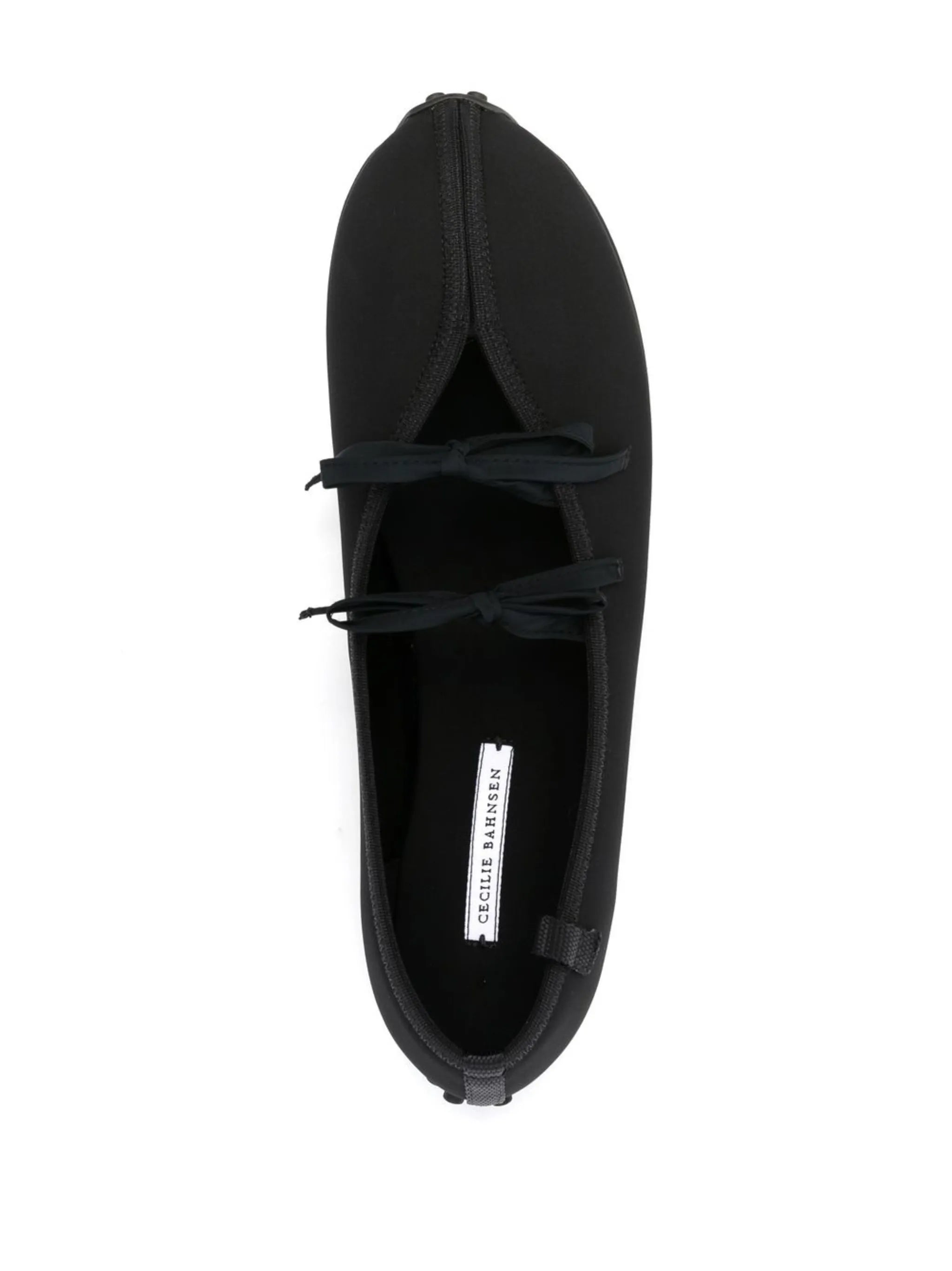 Sara bow-detail sneaker ballerinas
