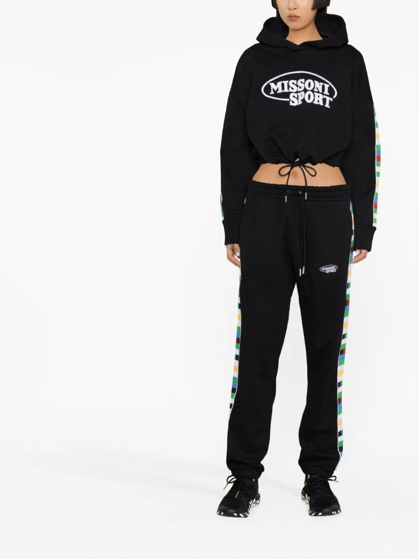 side-stripe track pants