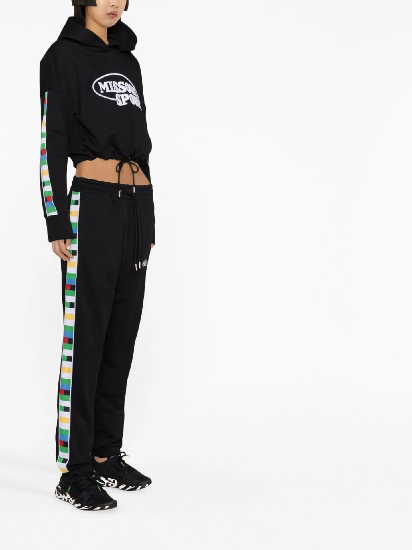 side-stripe track pants