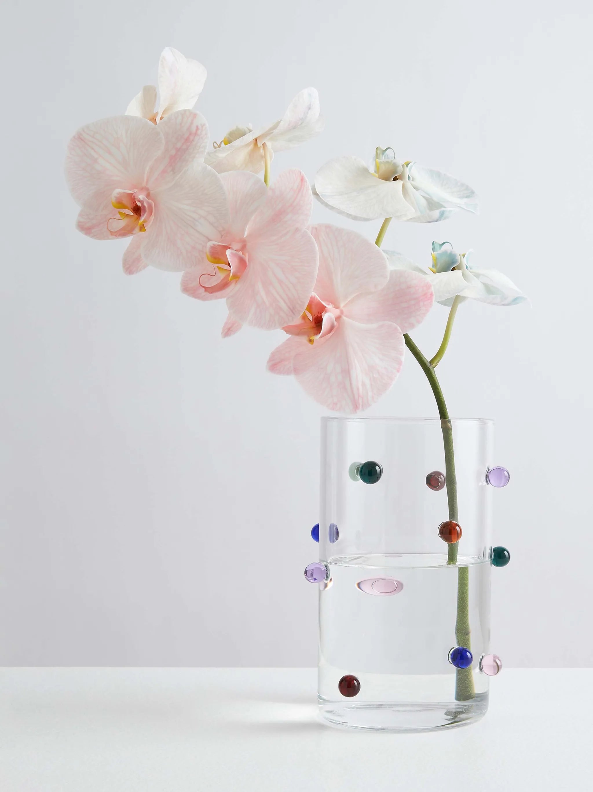 Pomponette glass vase