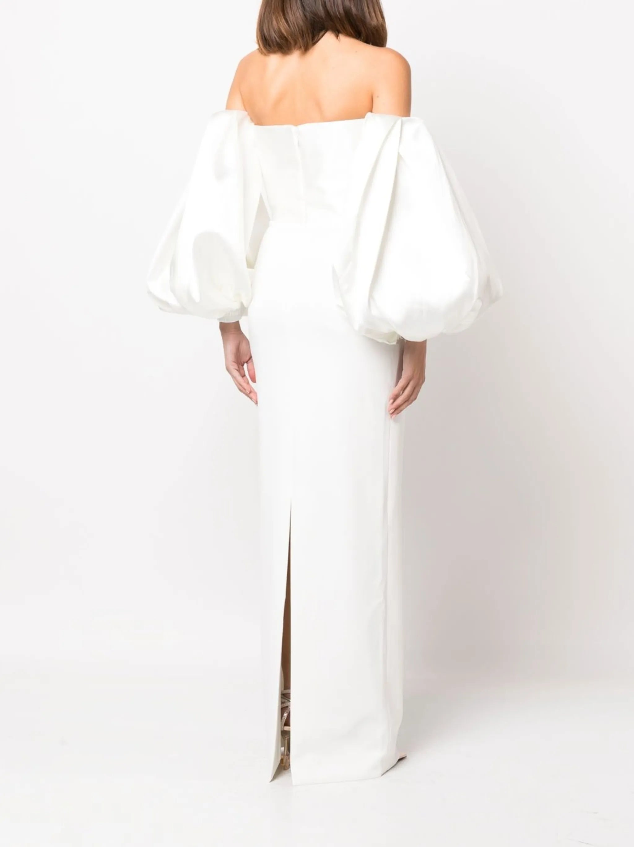 Carmen off-the-shoulder gown