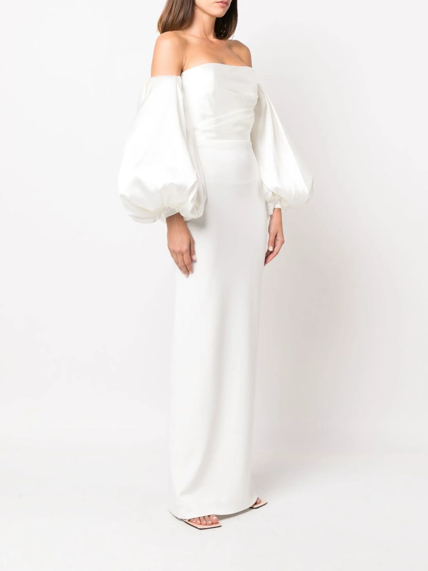 Carmen off-the-shoulder gown