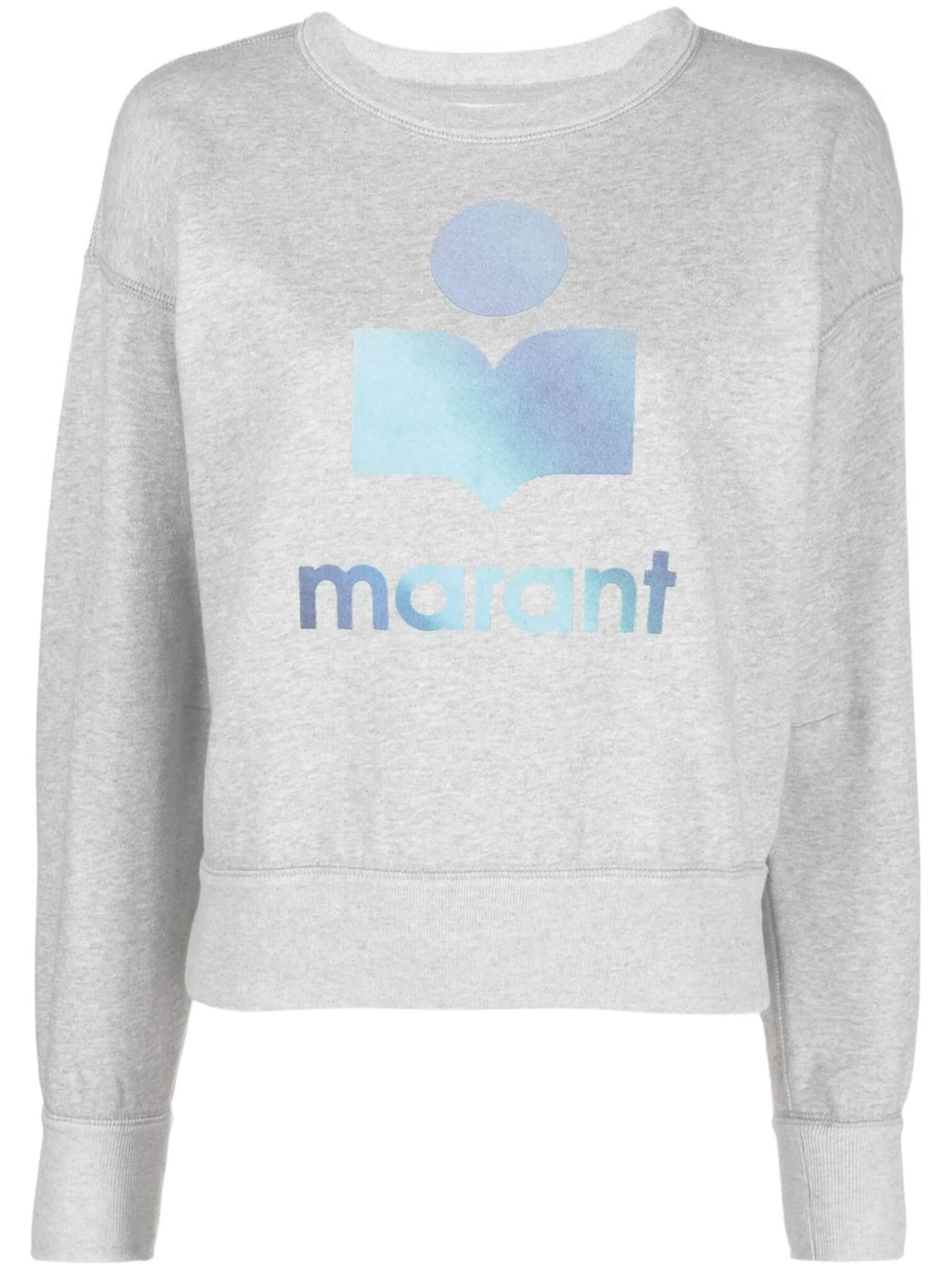 logo-print gradient sweatshirt