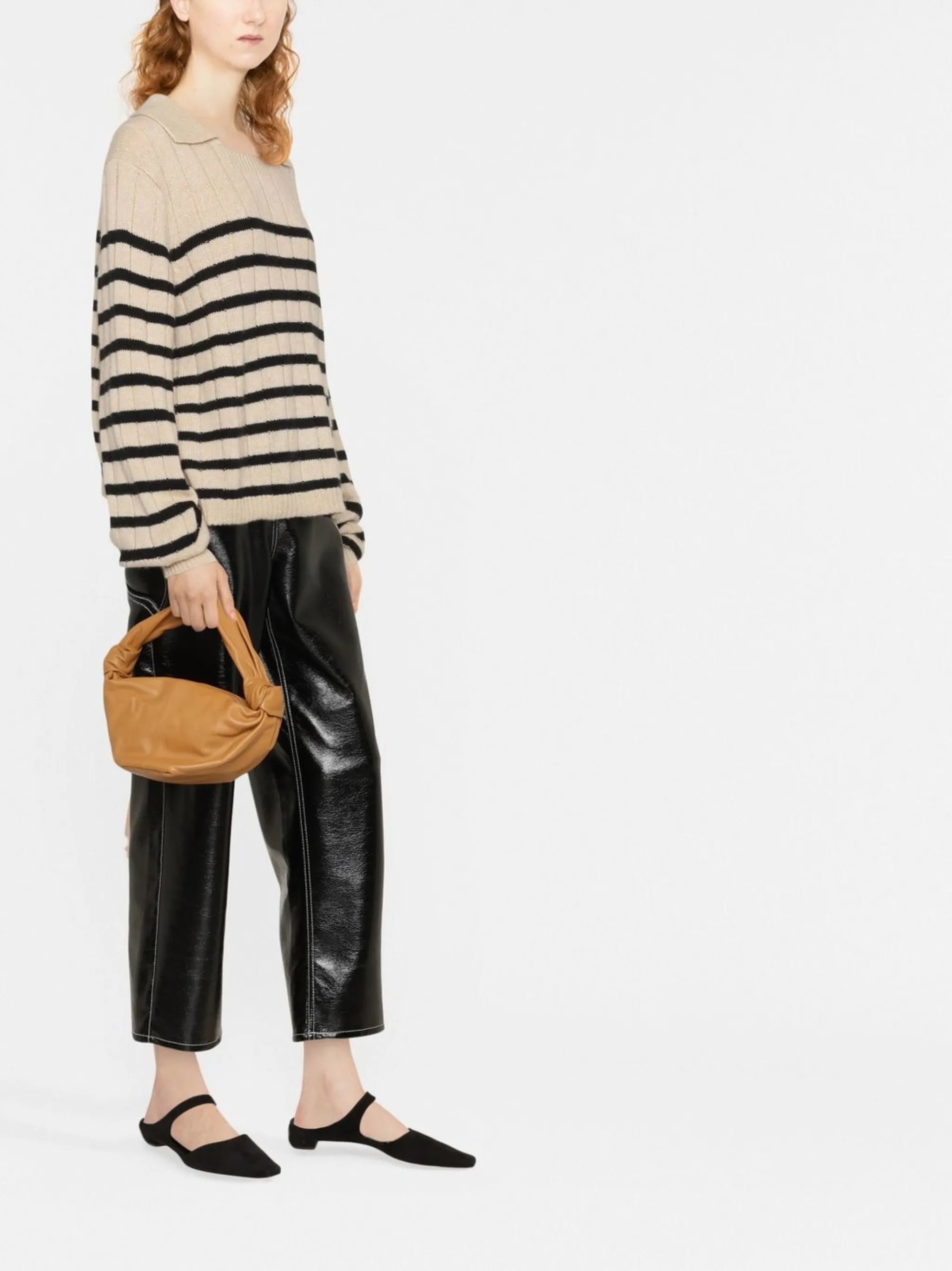 Mateo striped cashmere jumper