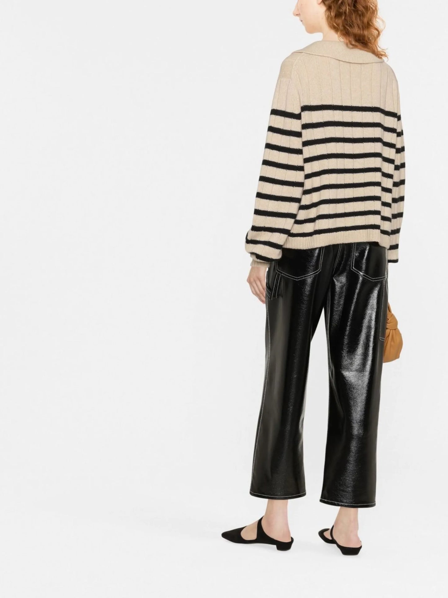 Mateo striped cashmere jumper