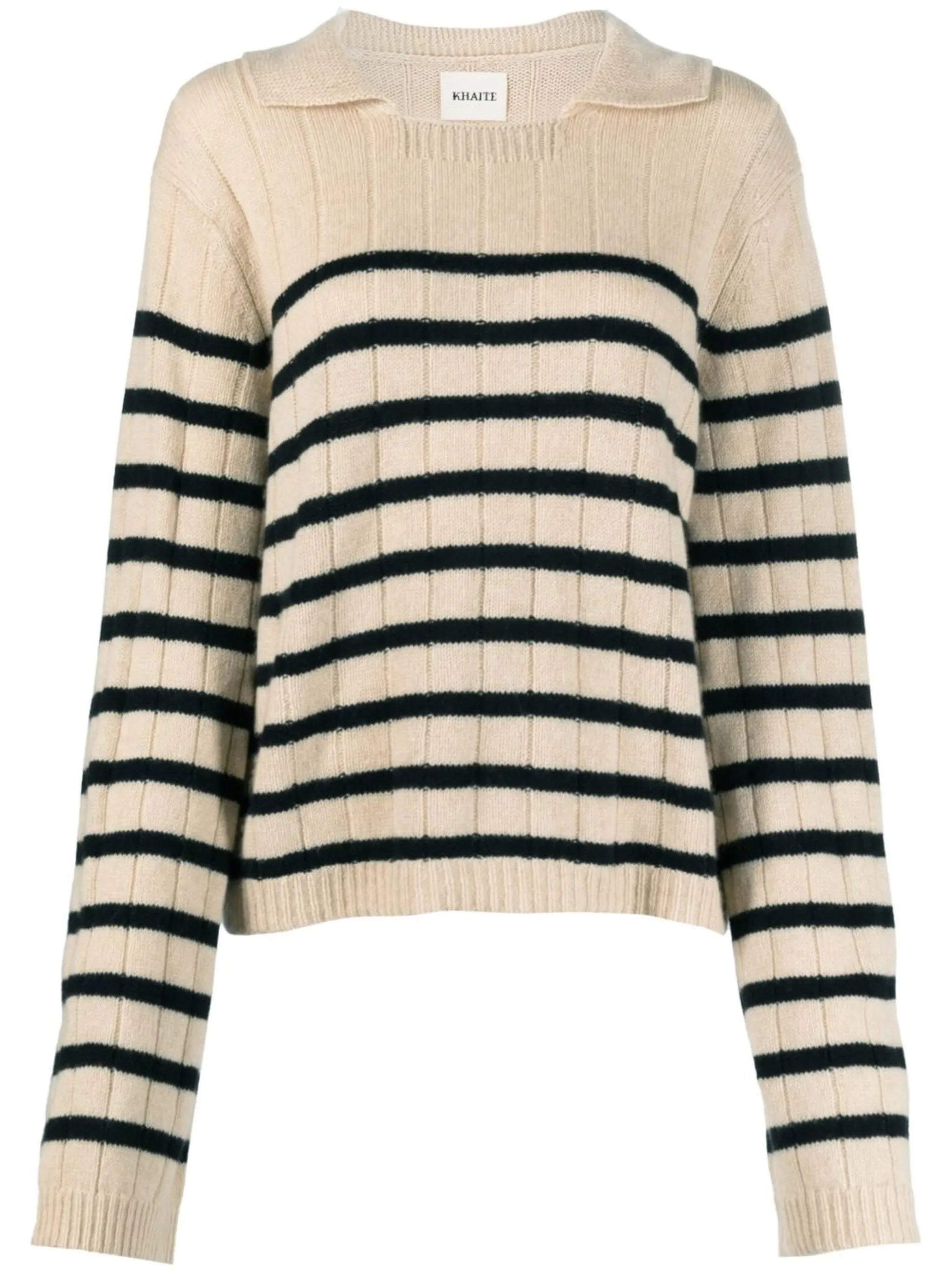 Mateo striped cashmere jumper