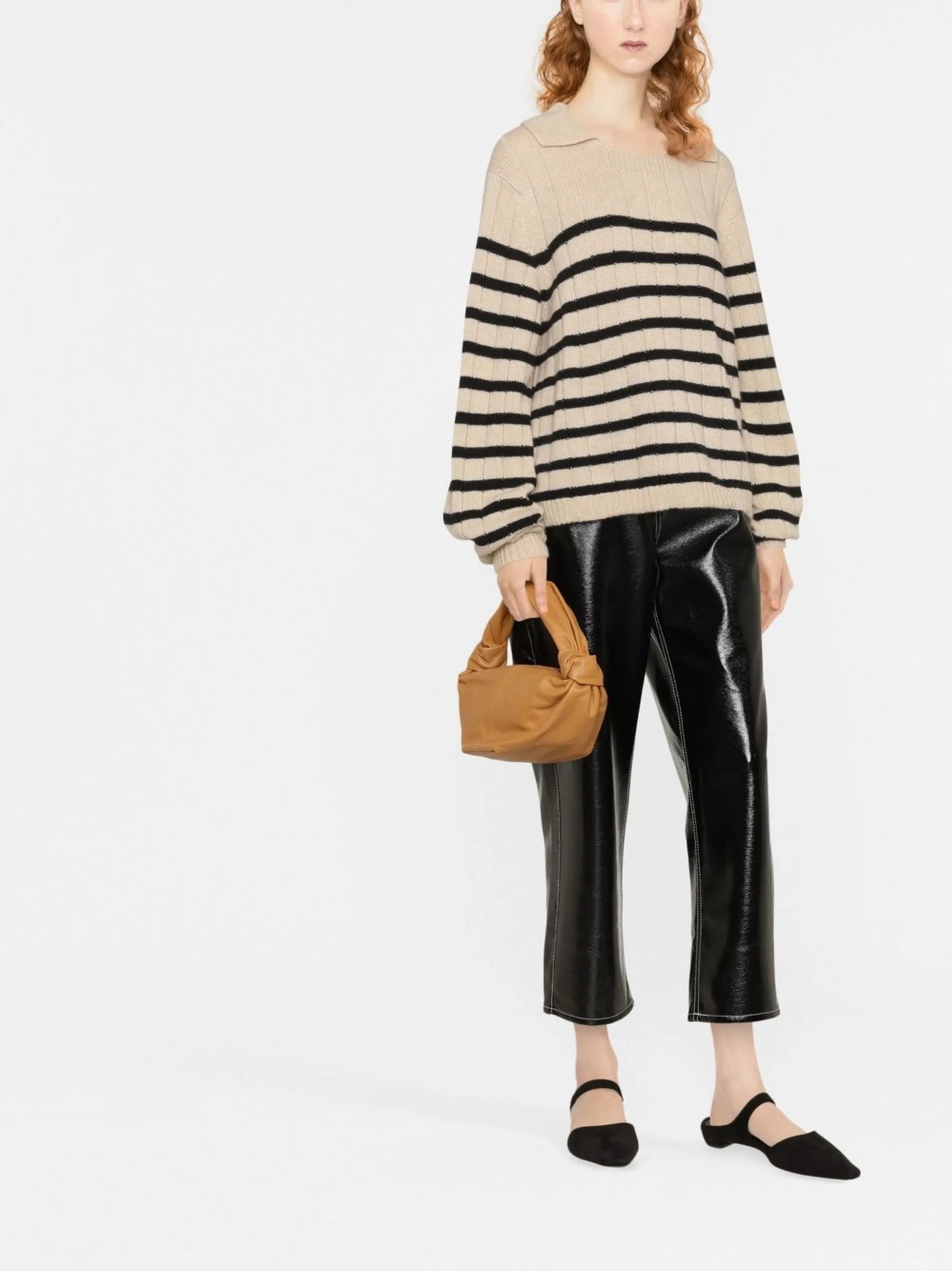 Mateo striped cashmere jumper