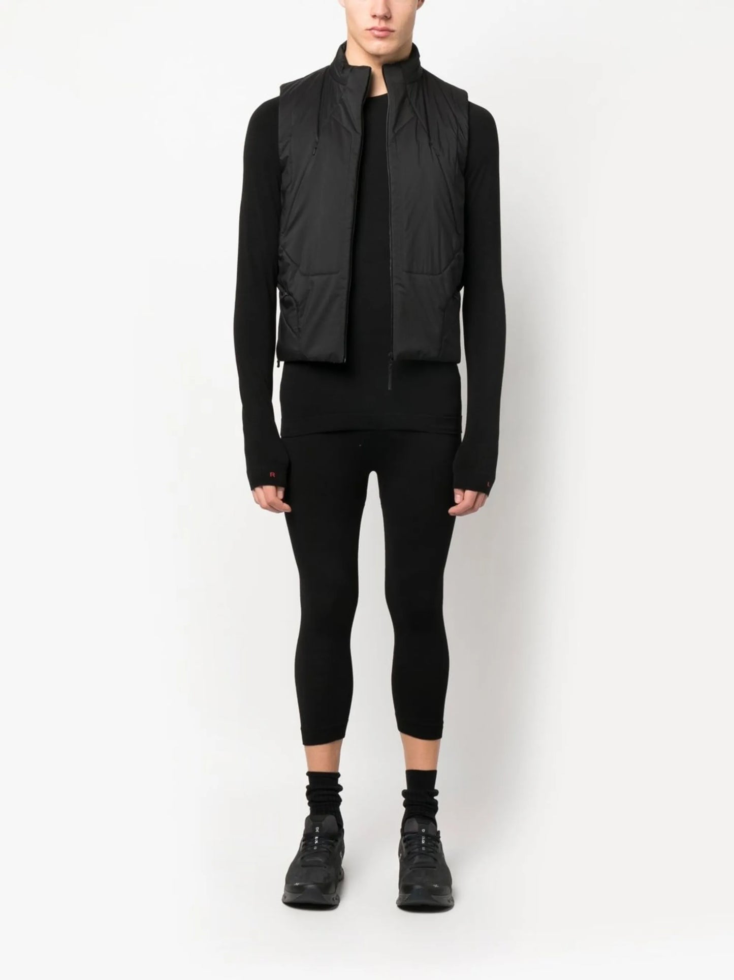 three-quarter length compression tights