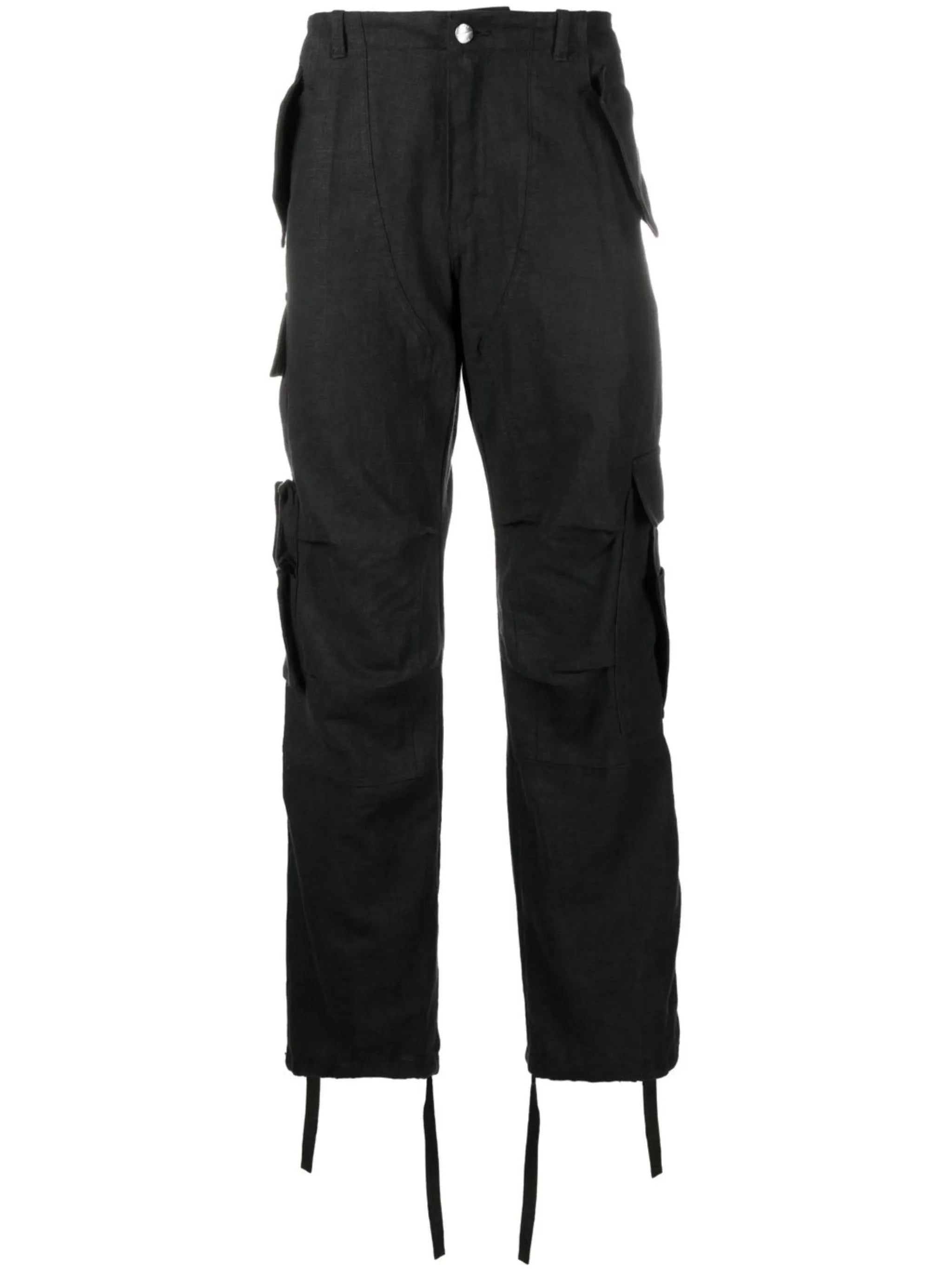 straight-leg cargo trousers