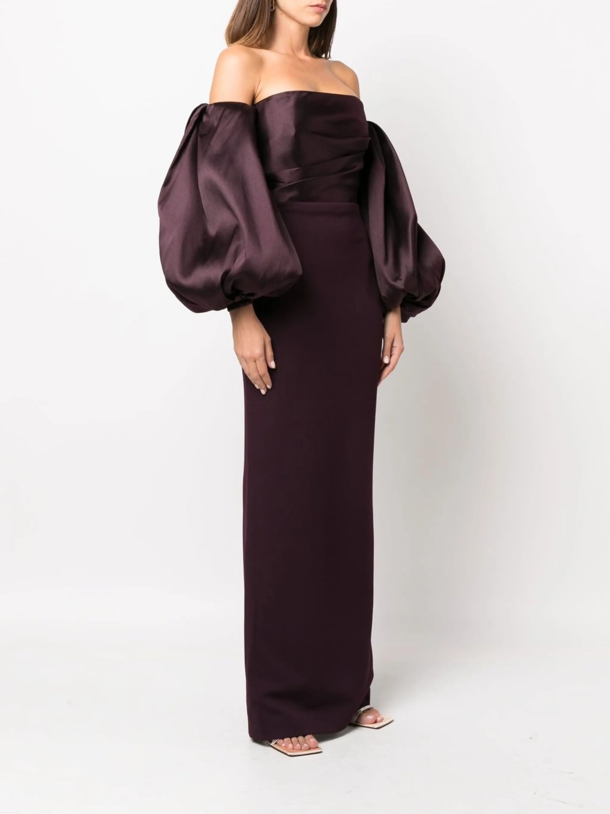 Carmen off-shoulder evening dress