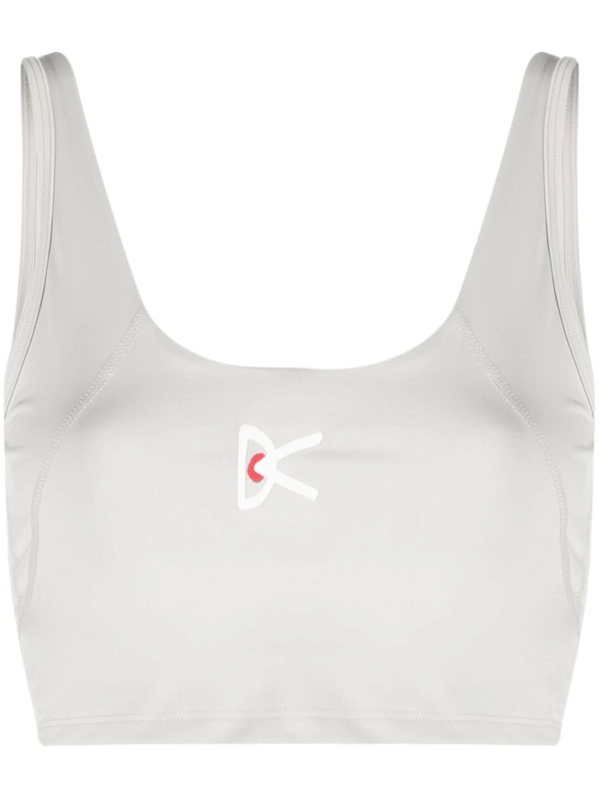 Khanti logo-print bra