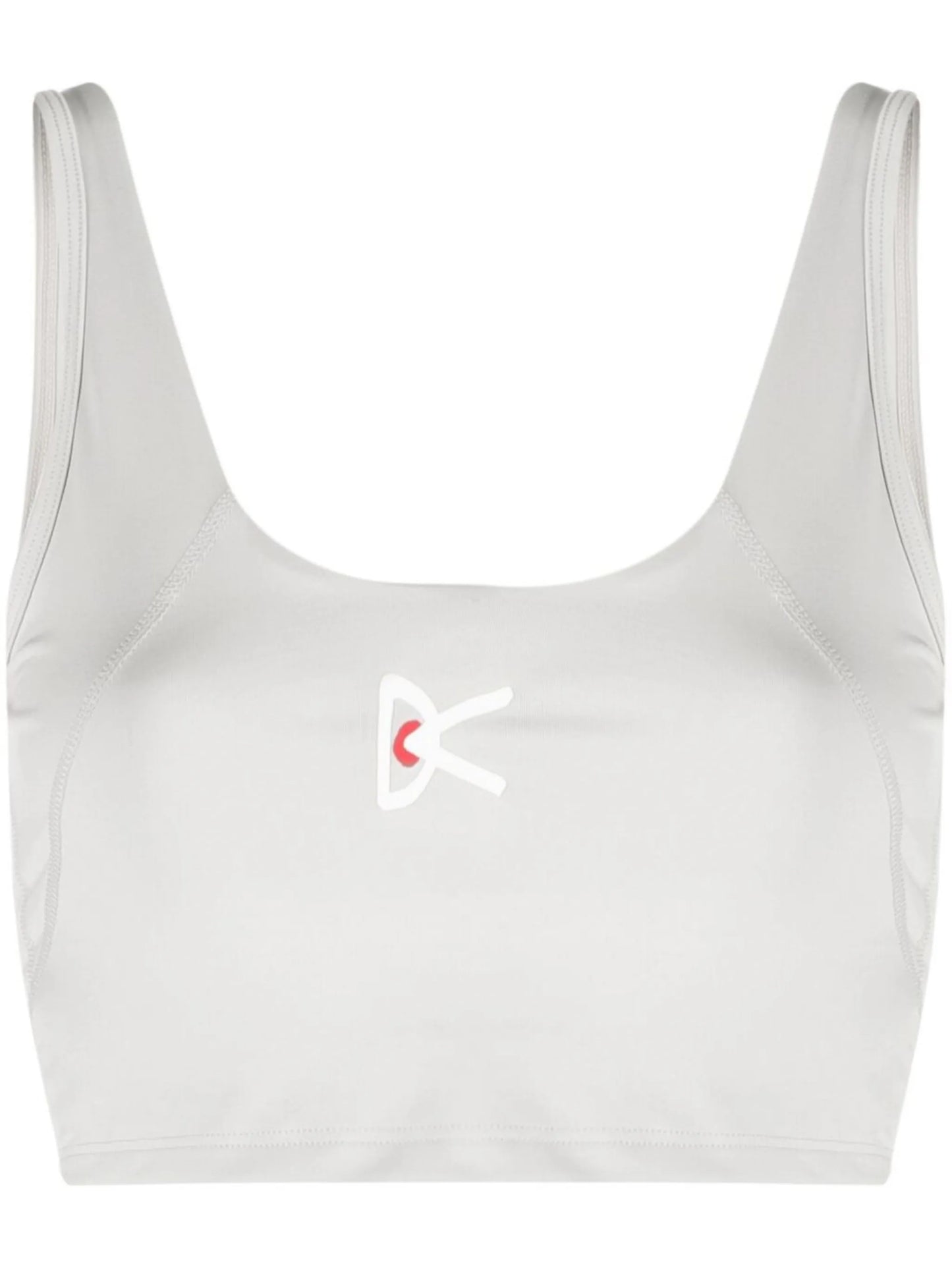 Khanti logo-print bra