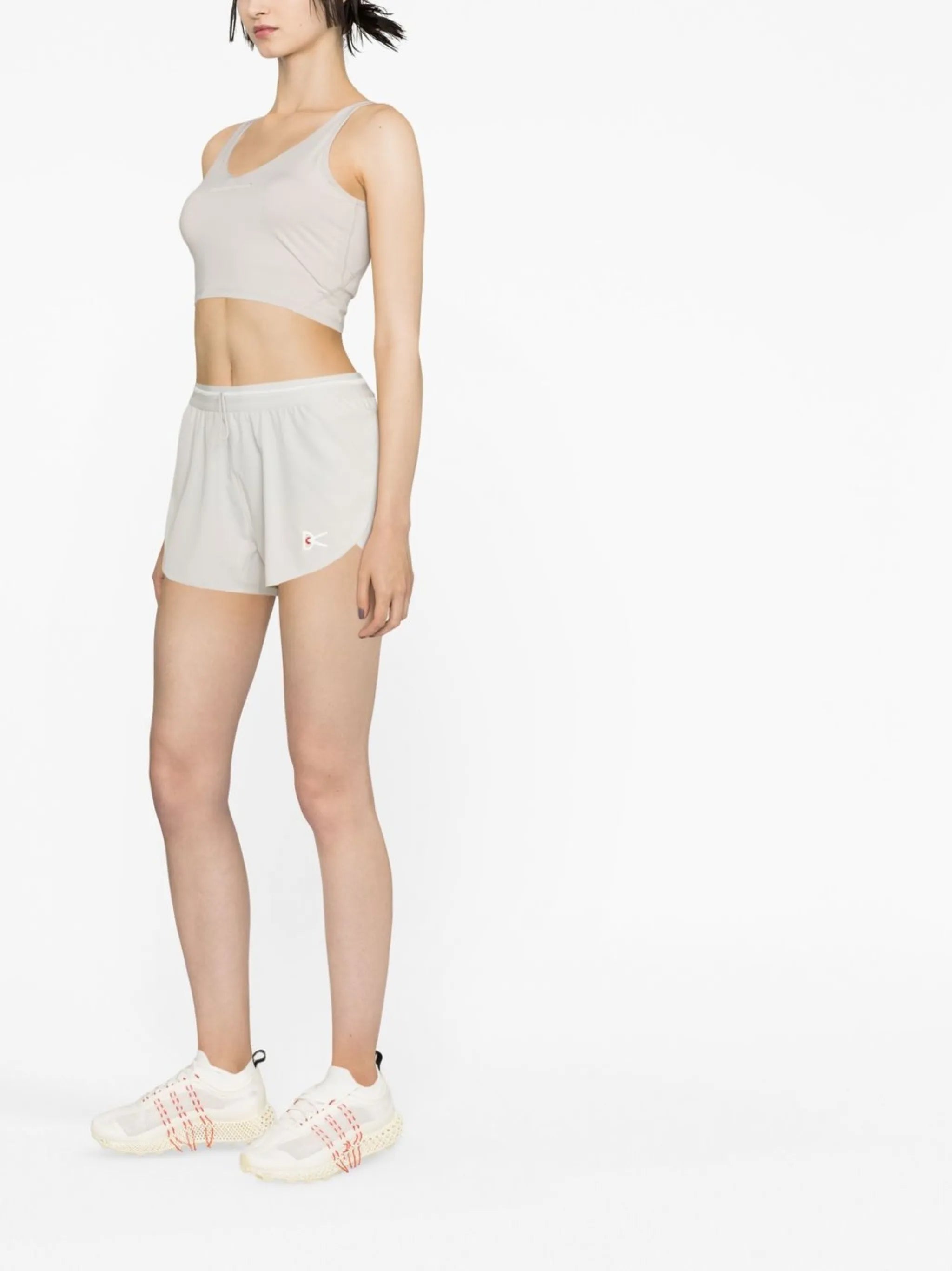 Khanti logo-print bra