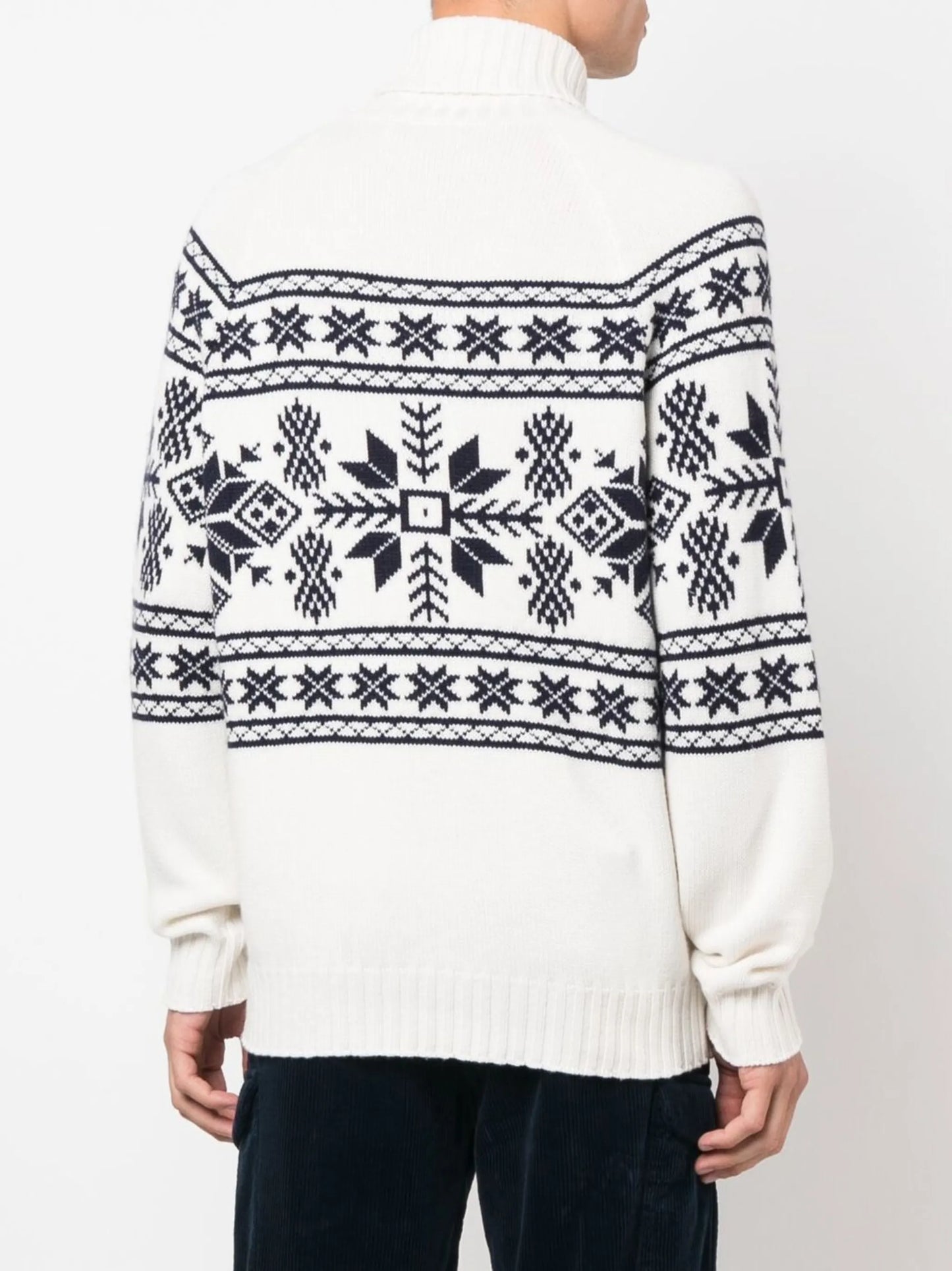 cashmere roll-neck jumper
