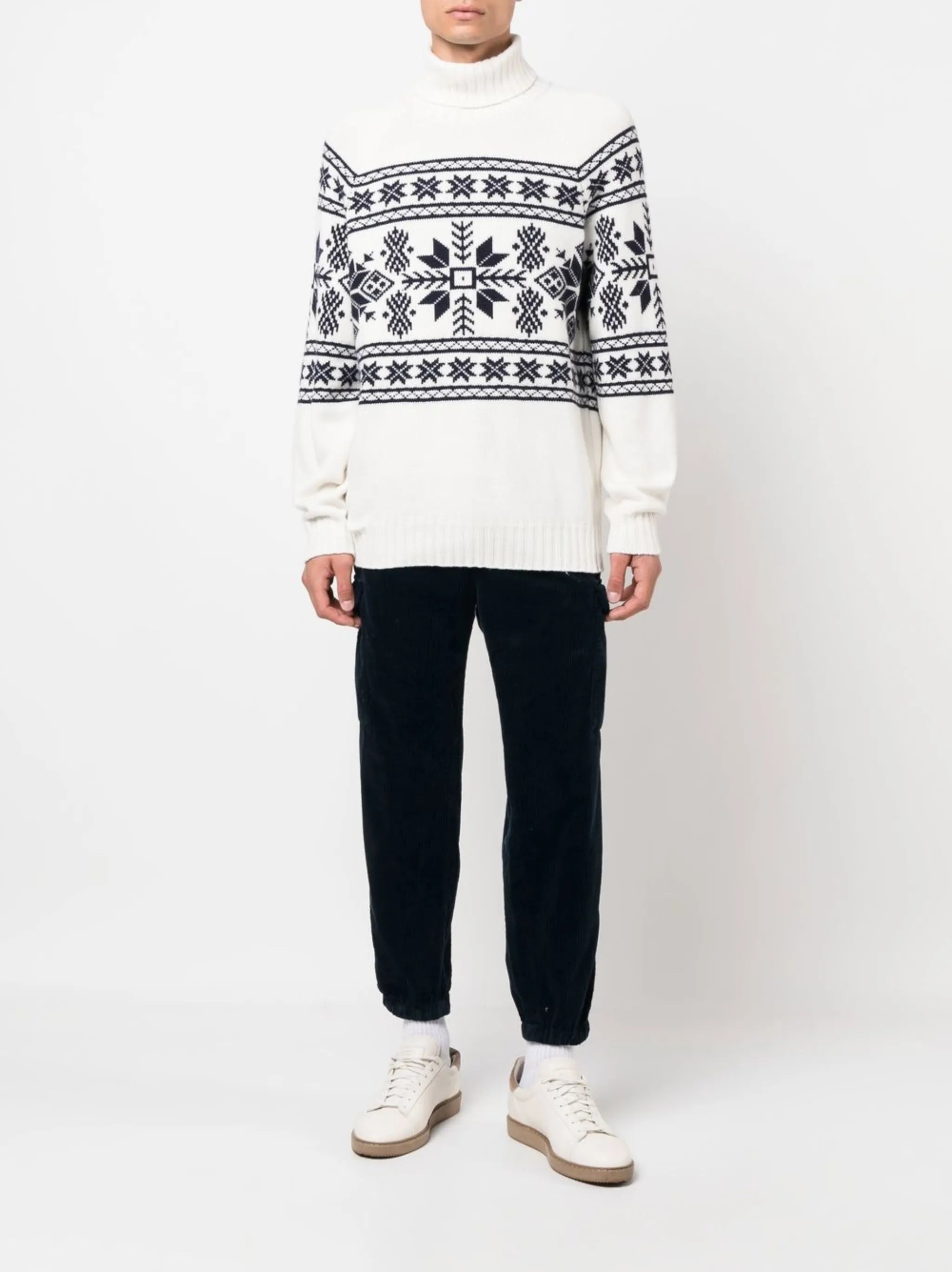 cashmere roll-neck jumper