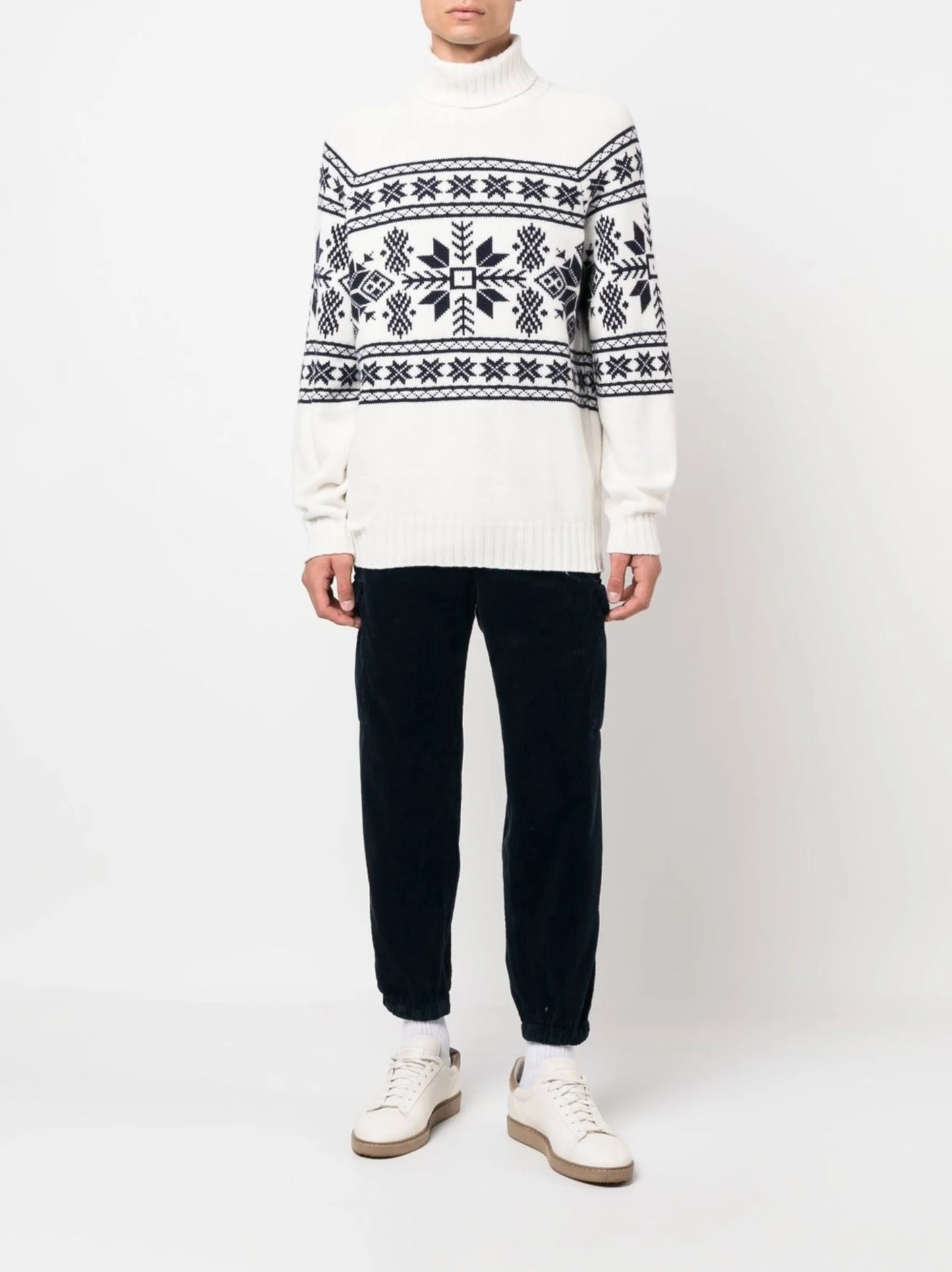 cashmere roll-neck jumper