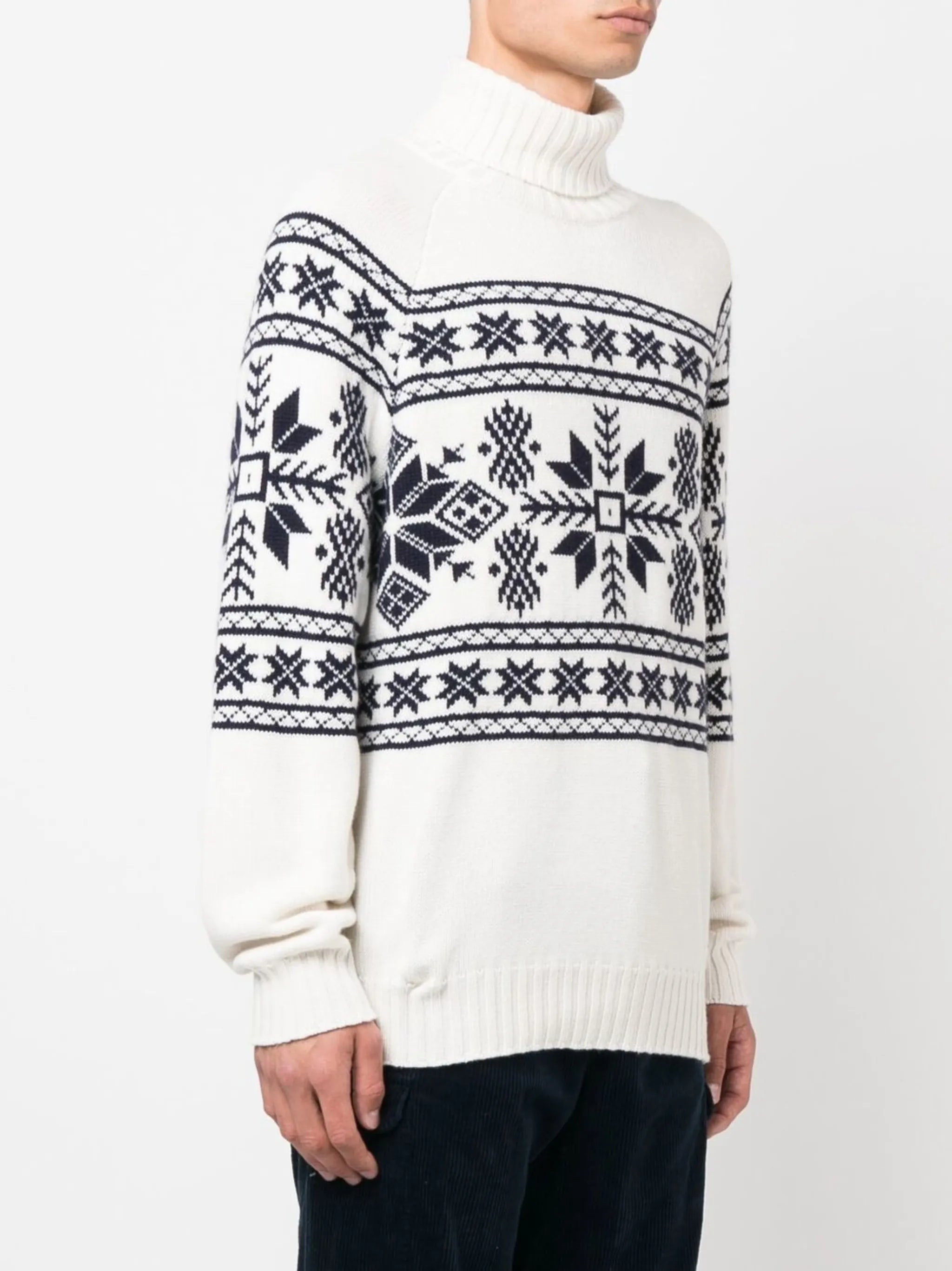 cashmere roll-neck jumper