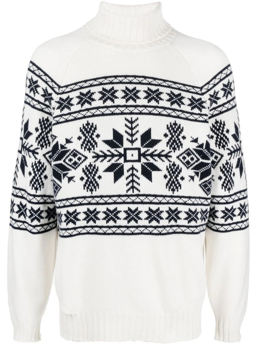 cashmere roll-neck jumper
