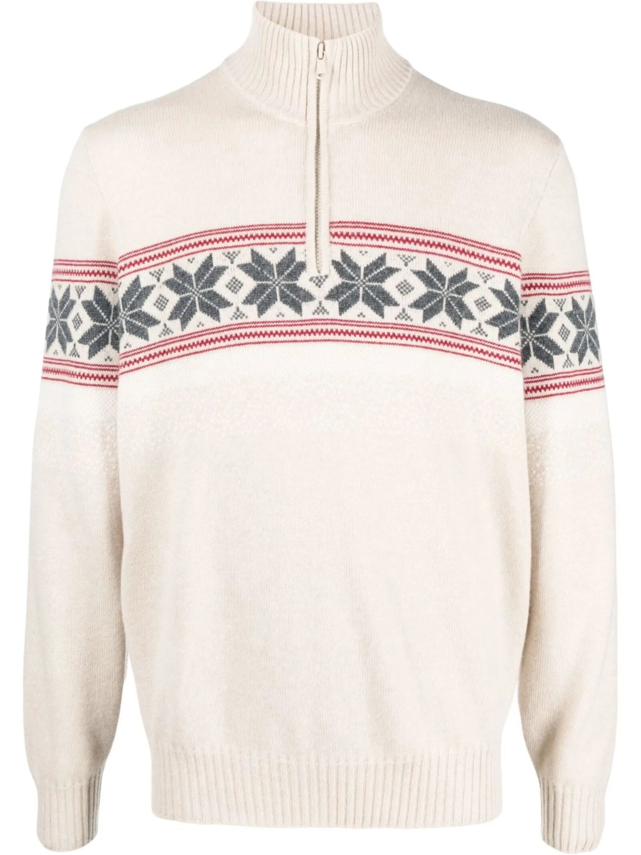 cashmere knitted roll-neck jumper