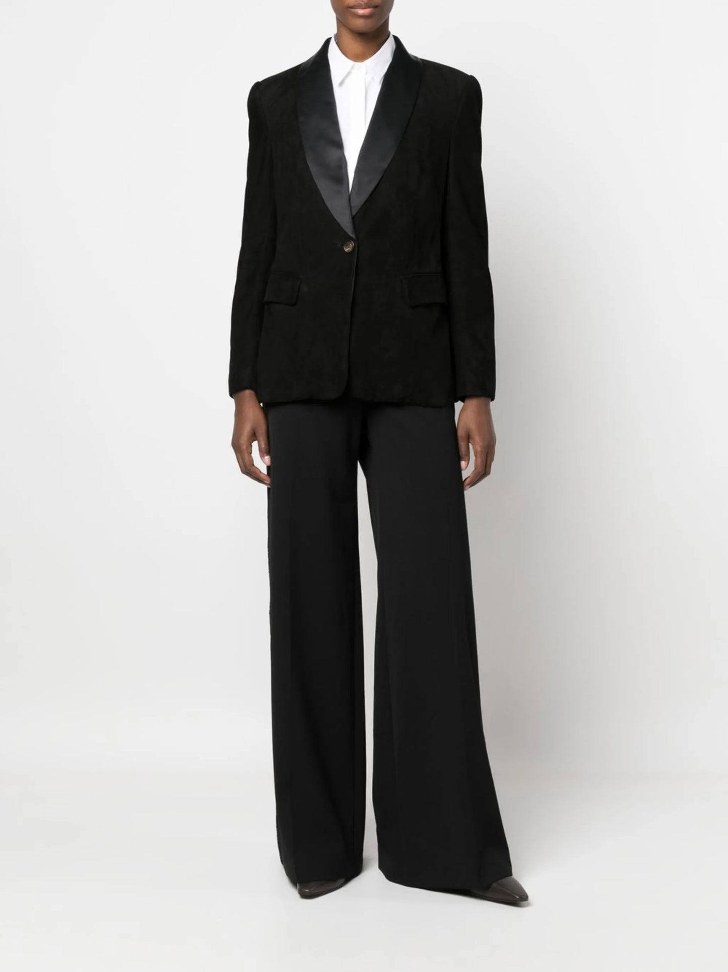 single-breasted tailored blazer