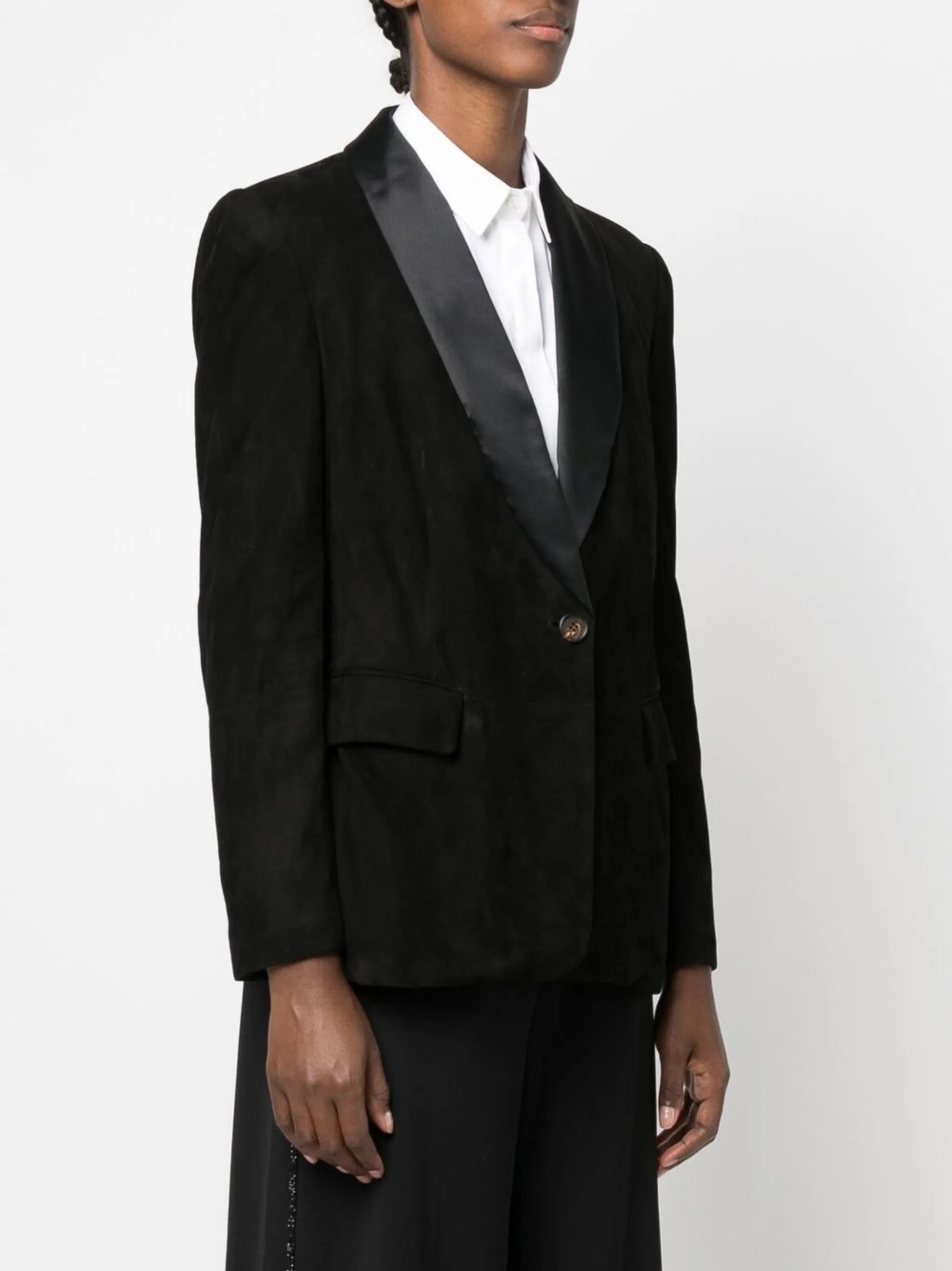 single-breasted tailored blazer