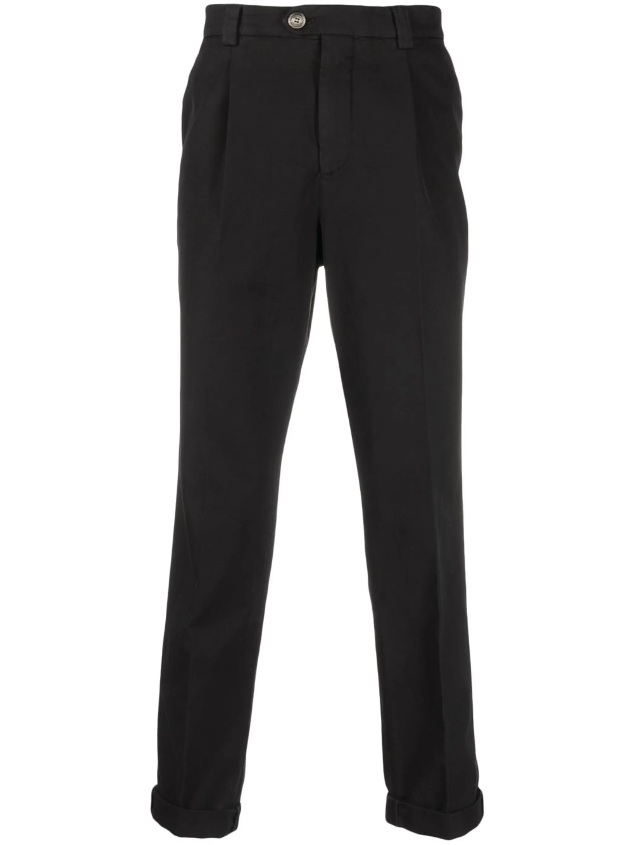 cropped cotton trousers