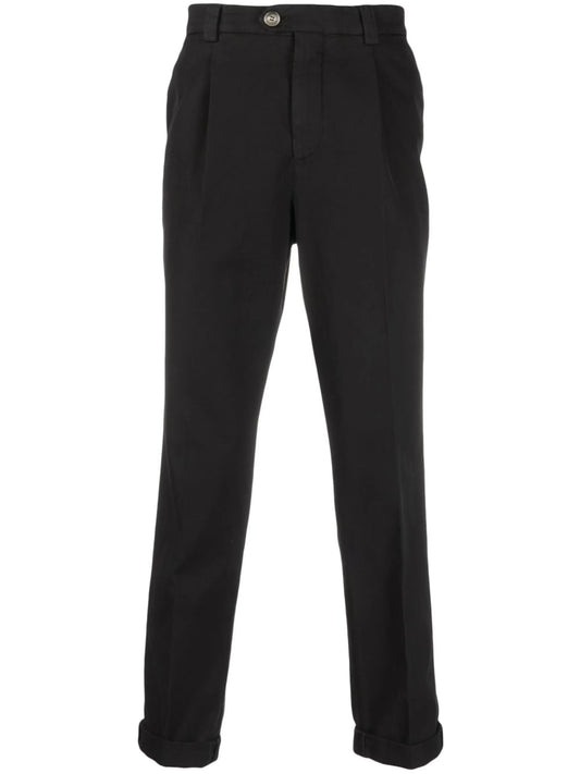 cropped cotton trousers