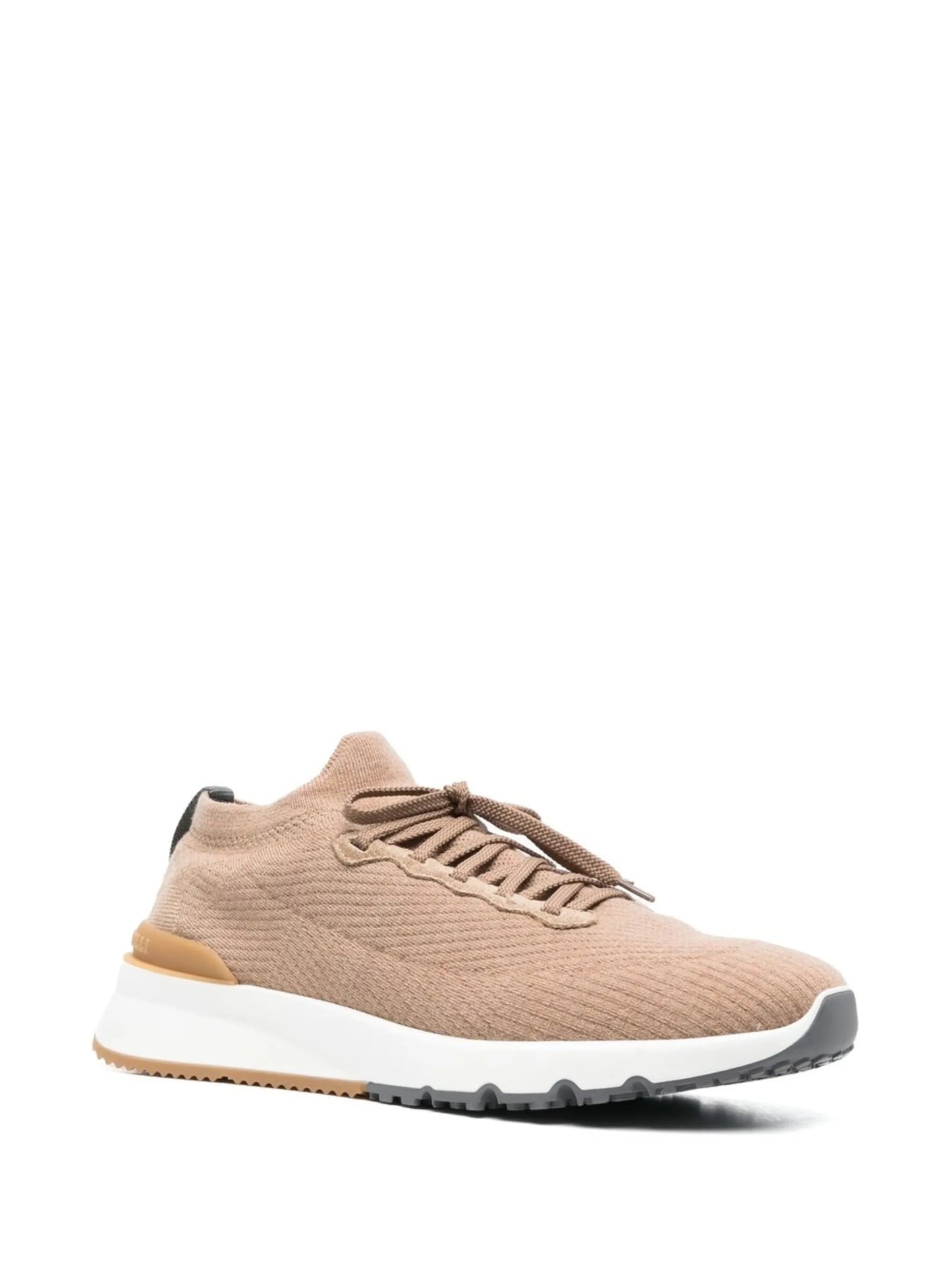 logo-detail lace-up sneakers