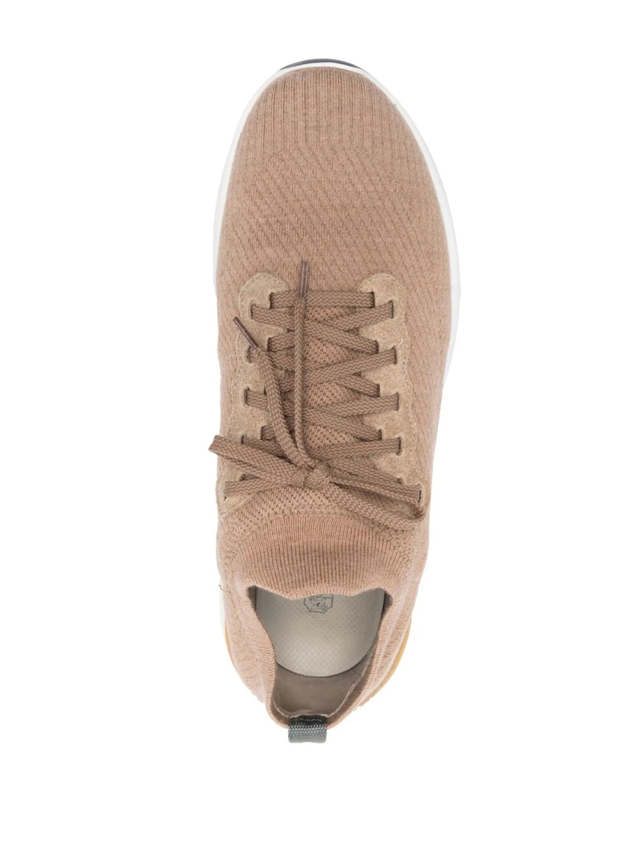 logo-detail lace-up sneakers