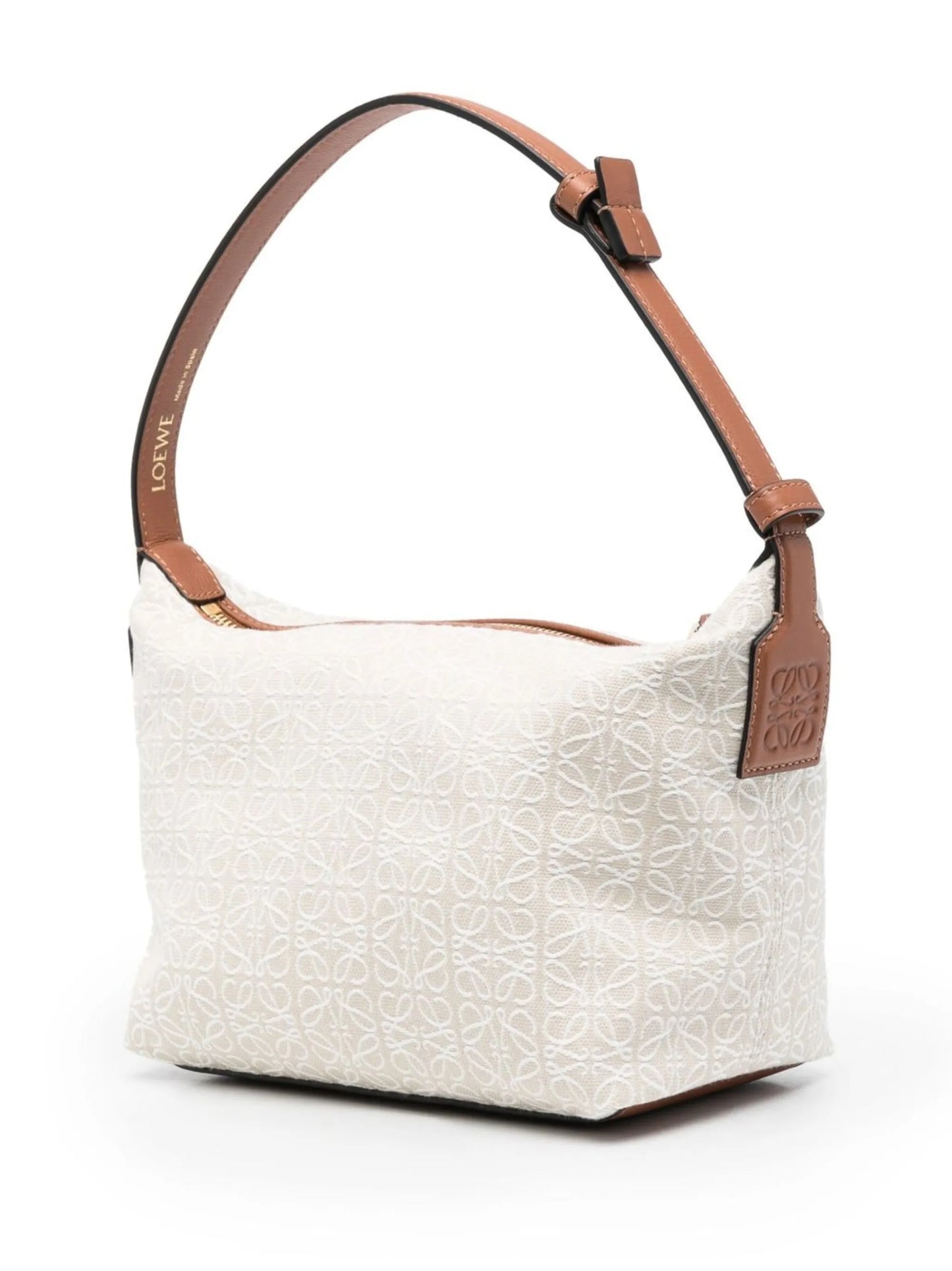 monogram-pattern shoulder bag