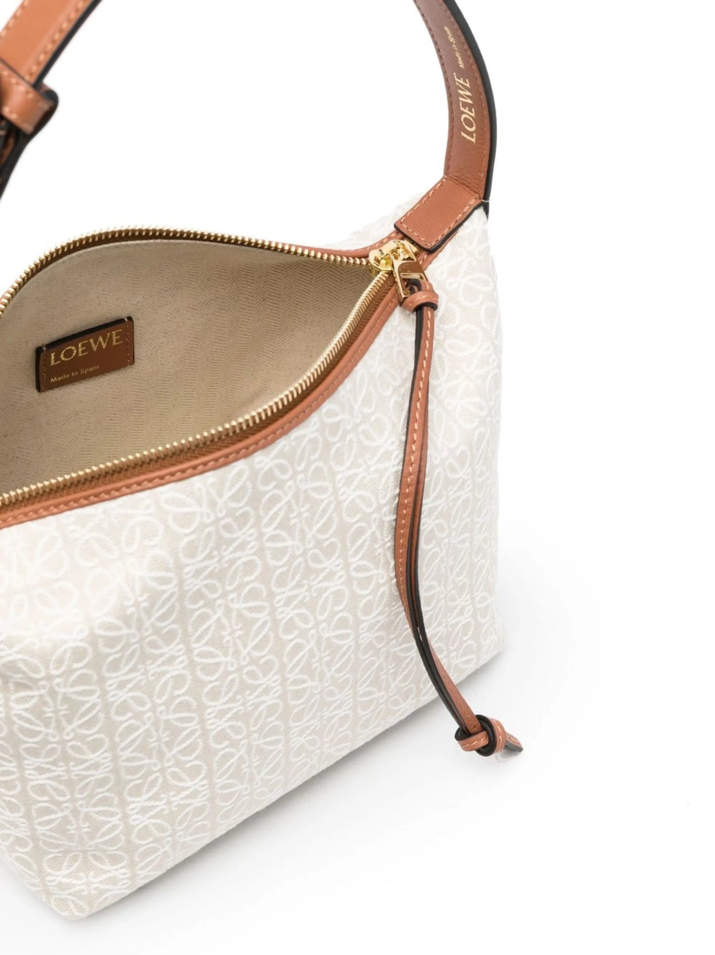 monogram-pattern shoulder bag