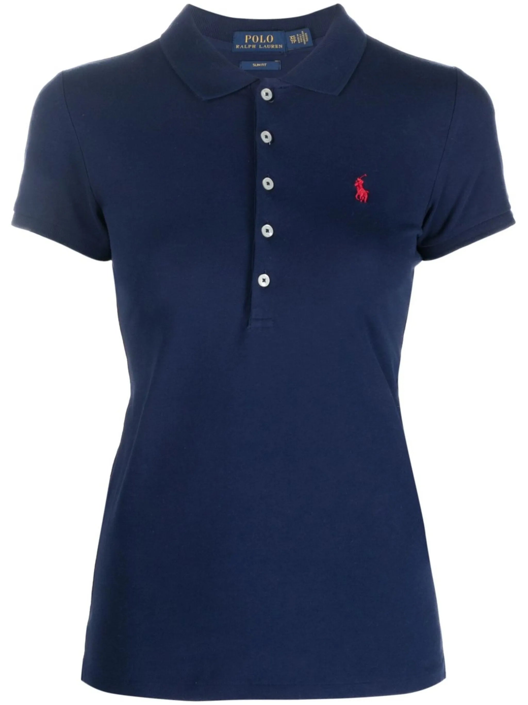 logo-embroidered polo shirt
