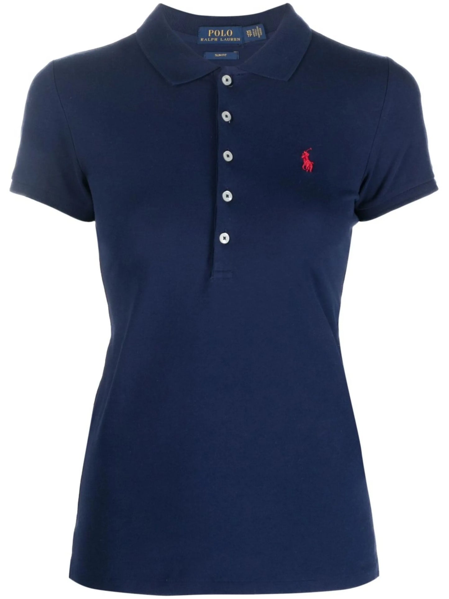 logo-embroidered polo shirt